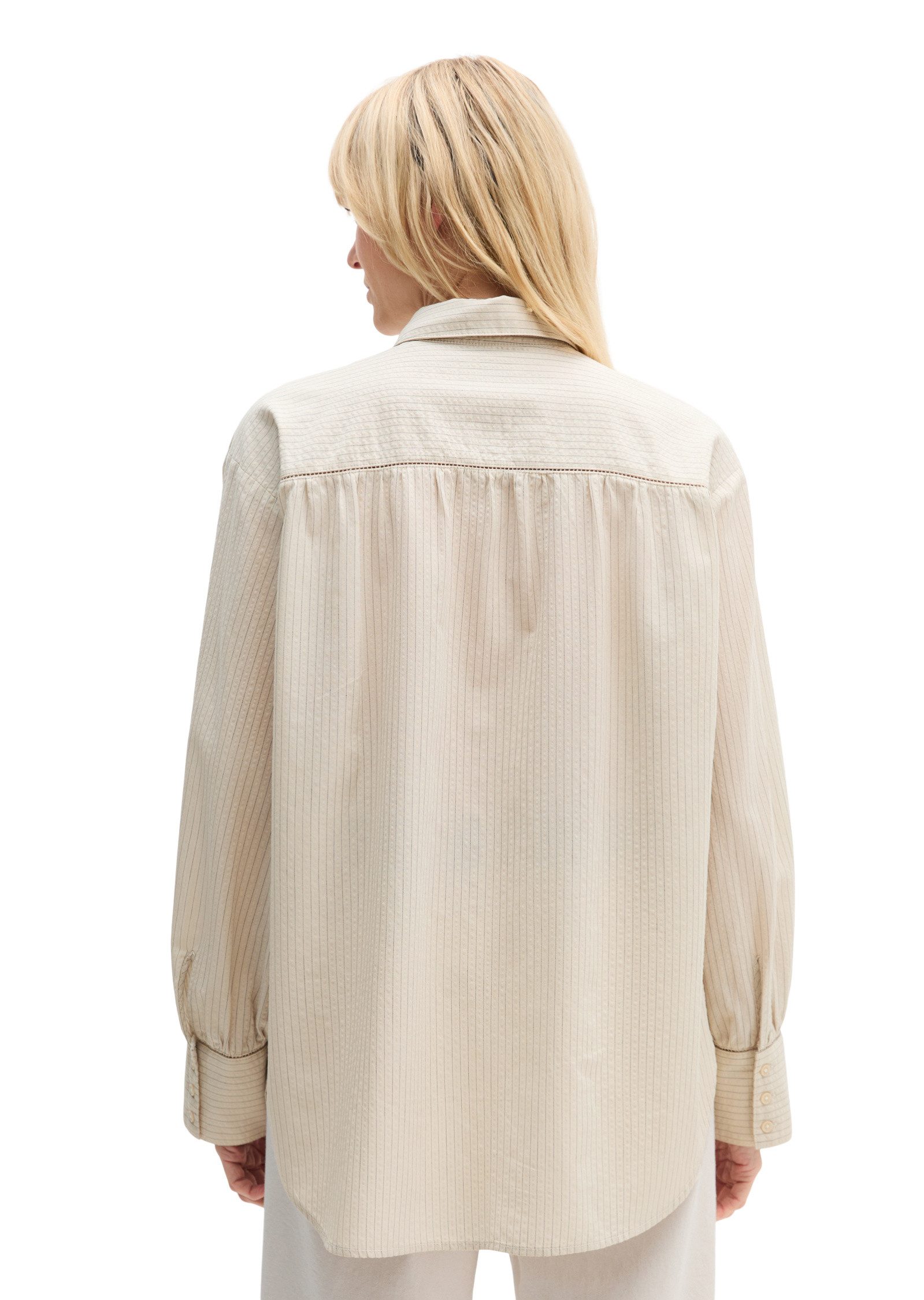 Marc O'Polo Langarmbluse aus Organic-Cotton-Viskose-Mix