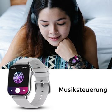 MIRUX Watch 45mm HD11 Telefonfunktion Aktivitätstracker NFC Smartwatch