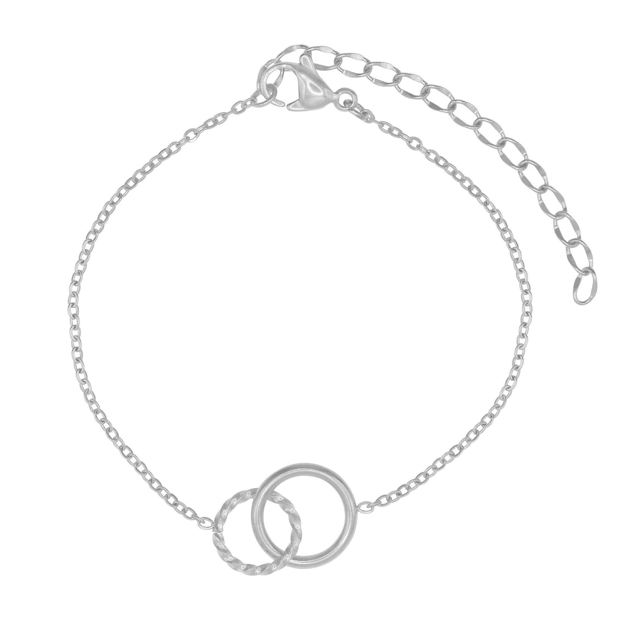 poliert Frauen Geschenkverpackung), Armband inkl. Armband silberfarben für (Armband, Heideman Aylin