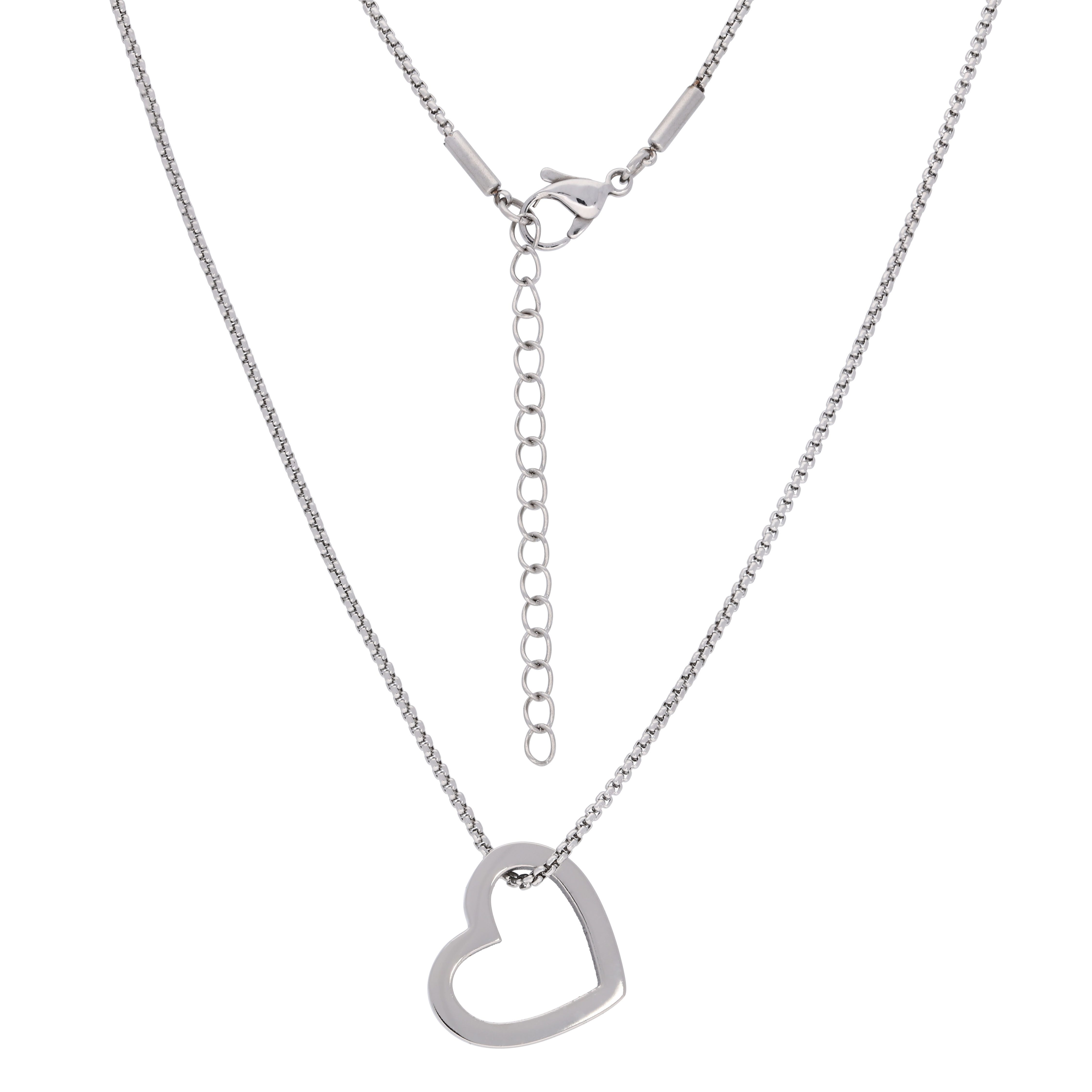 TITANIA Kette mit Anhänger Titananhänger mit Edelstahlkette