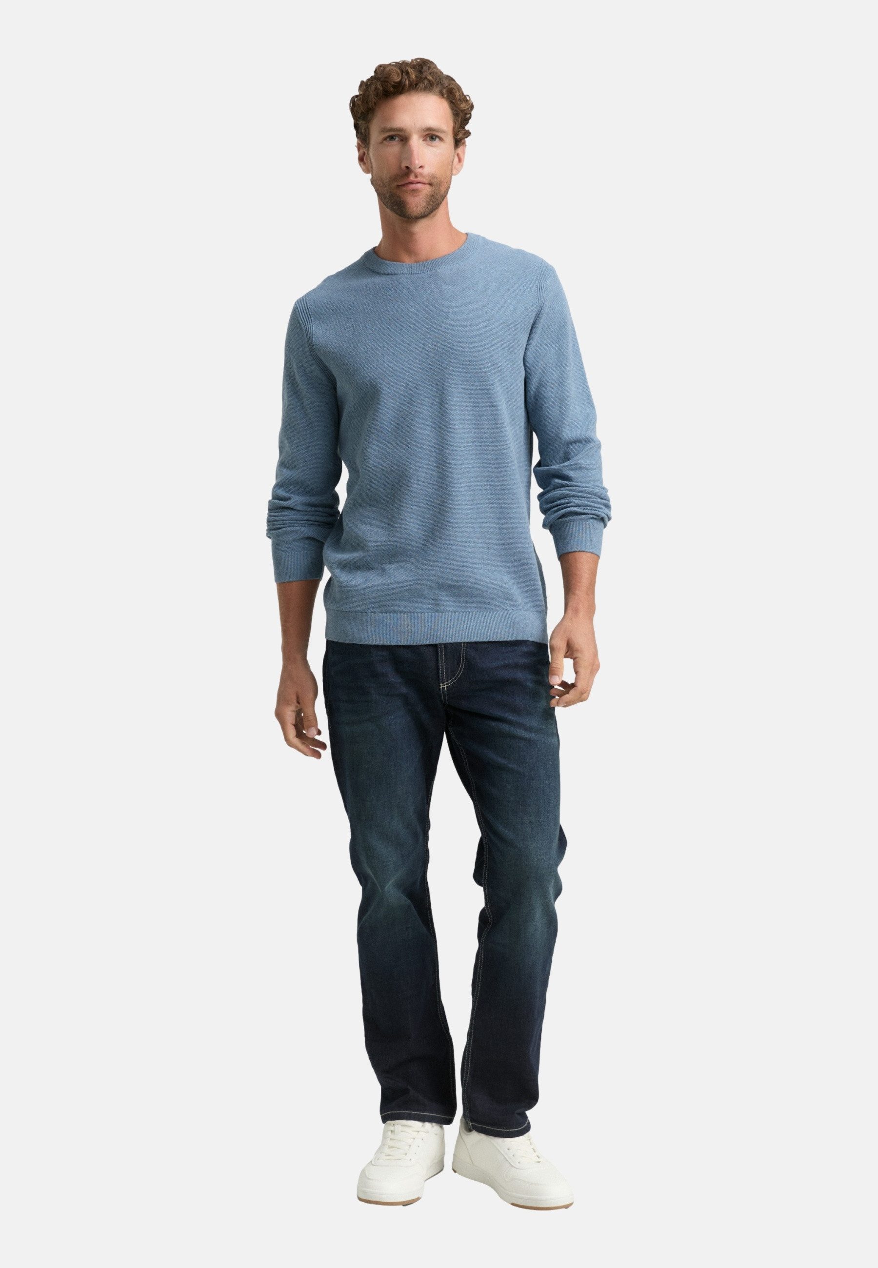 TOM TAILOR Strickpullover Pullover Strickpullover R-Neck (1-tlg) günstig online kaufen
