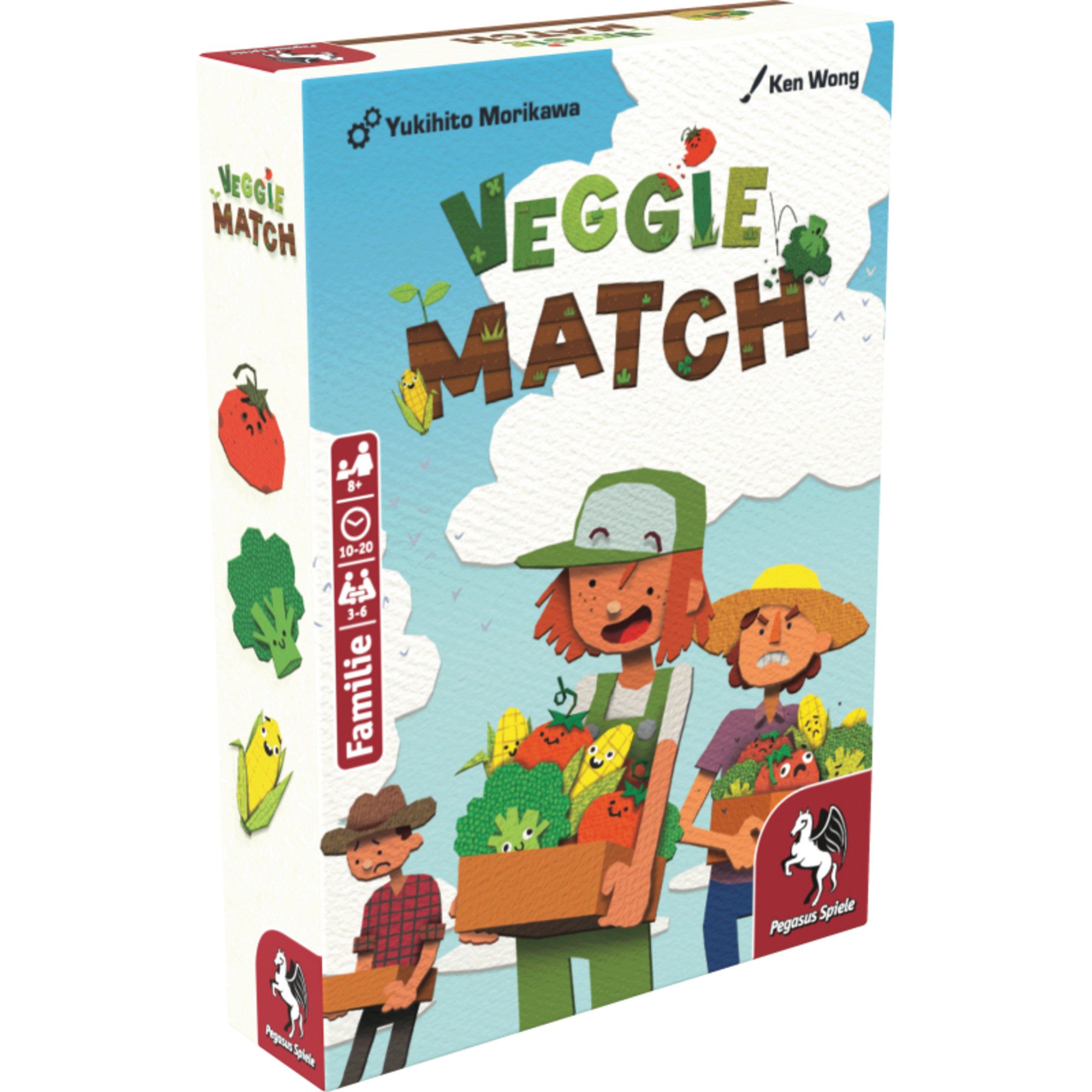 Pegasus Spiel Pegasus Veggie Match, Brettspiel