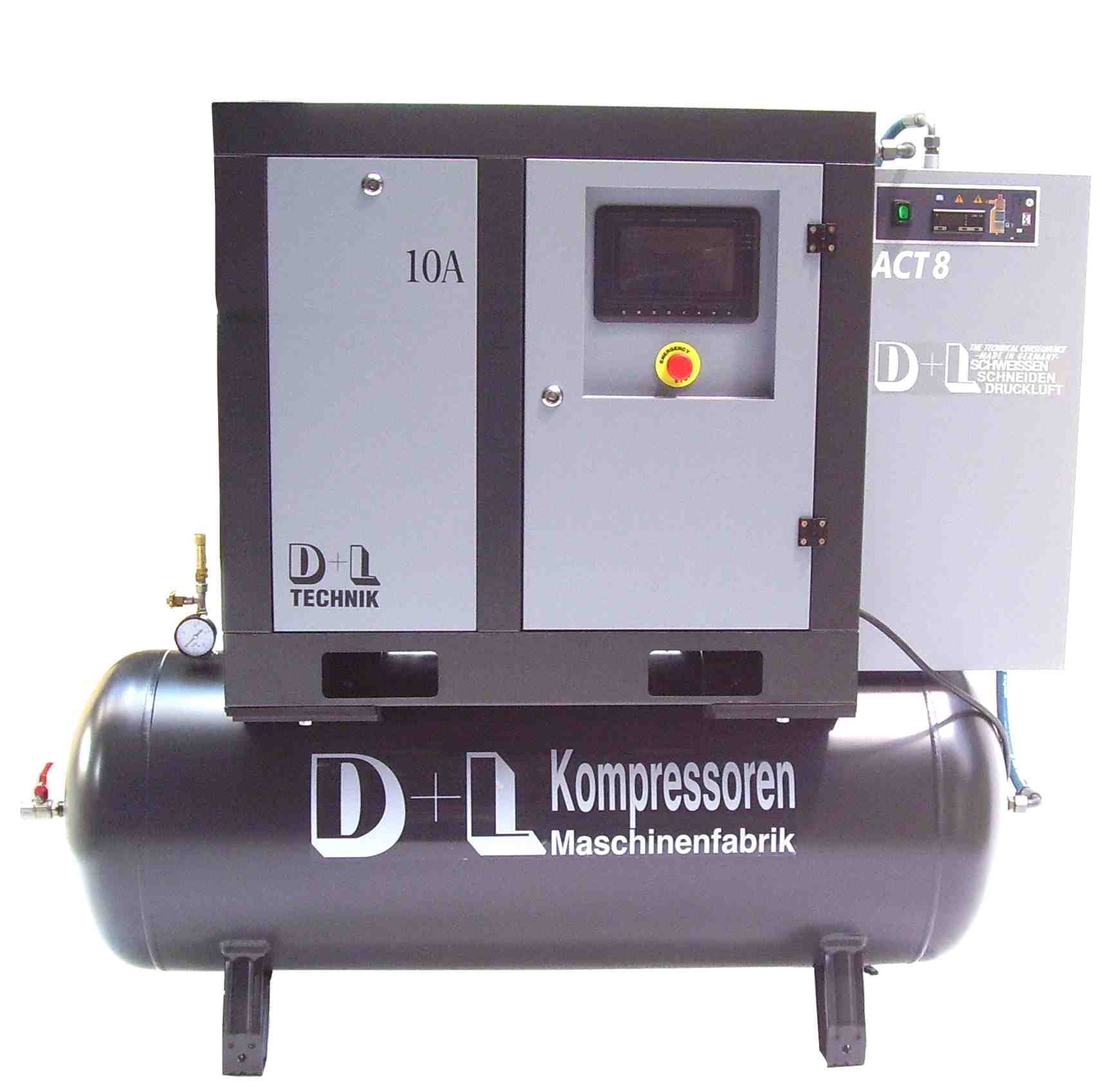 Apex Kompressor Schraubenkompressor 950/10/500 7,5kW 950L 10bar mit Trockner, 1-tlg.