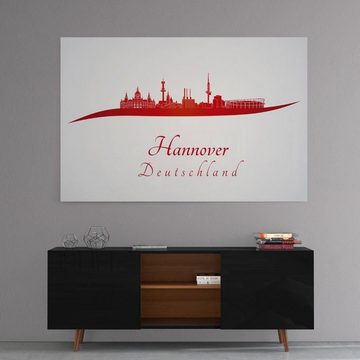 Hustling Sharks Leinwandbild Stadt als Skyline Leinwandbild "Hannover" - Einzigartige Wanddeko, in 7 unterschiedlichen Größen verfügbar