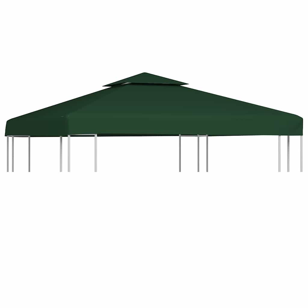 vidaXL Pavillon-Ersatzdach Pavillon-Ersatzdach 310 g/m² Grün 3x3 m, 300 x 300 cm