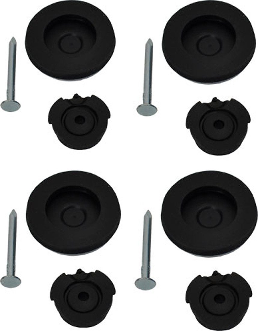 Steinbach Klavierbank Klavieruntersetzer Gleiter Teflon-Untersetzer mit Nagel 22 mm 4 Stück