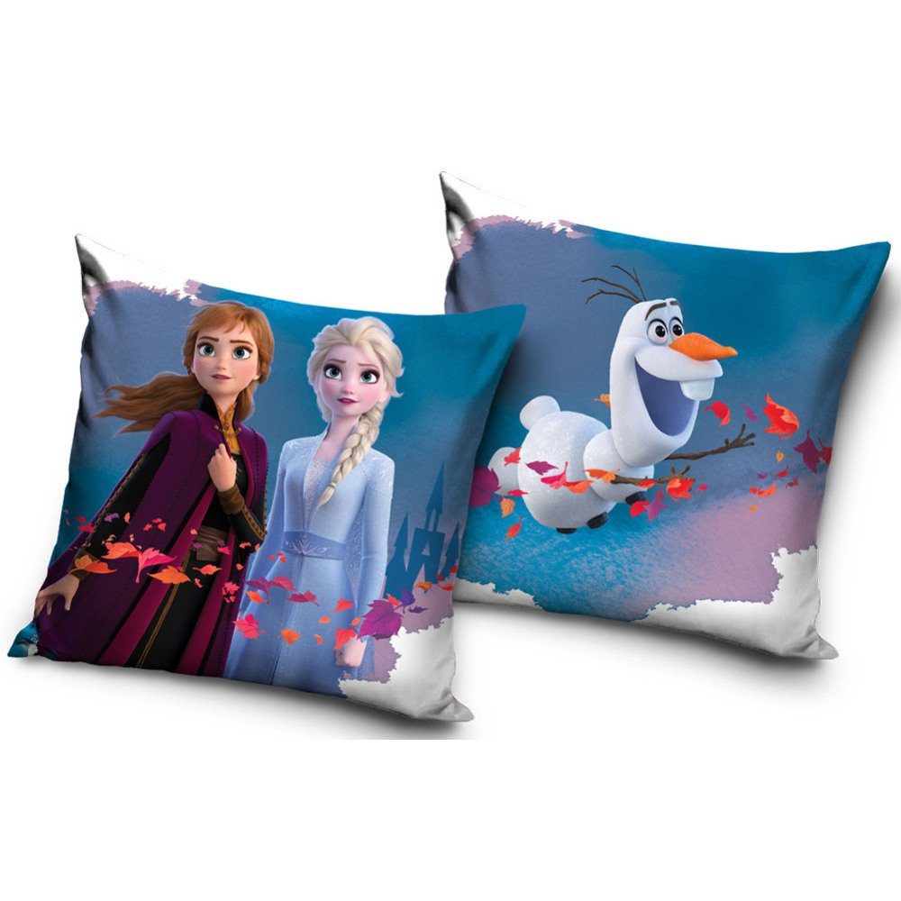 Kissenbezug Disney Frozen die Eiskönigin Kissenbezug Maße ca. 40 x 40 cm, Disney Frozen (1, 1, 1, 1 Stück)