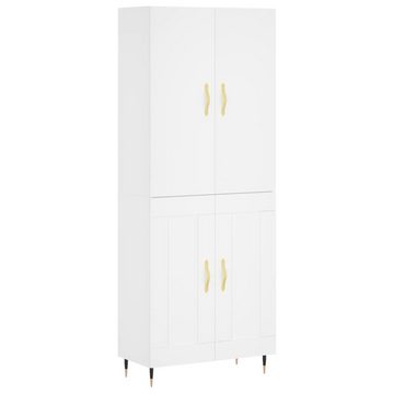 vidaXL Anrichte Highboard Weiß 69,5x34x180 cm Holzwerkstoff