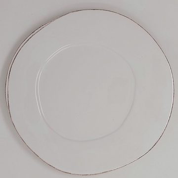 Virginia Casa Speiseteller Lastra, Weiß D:30cm Keramik