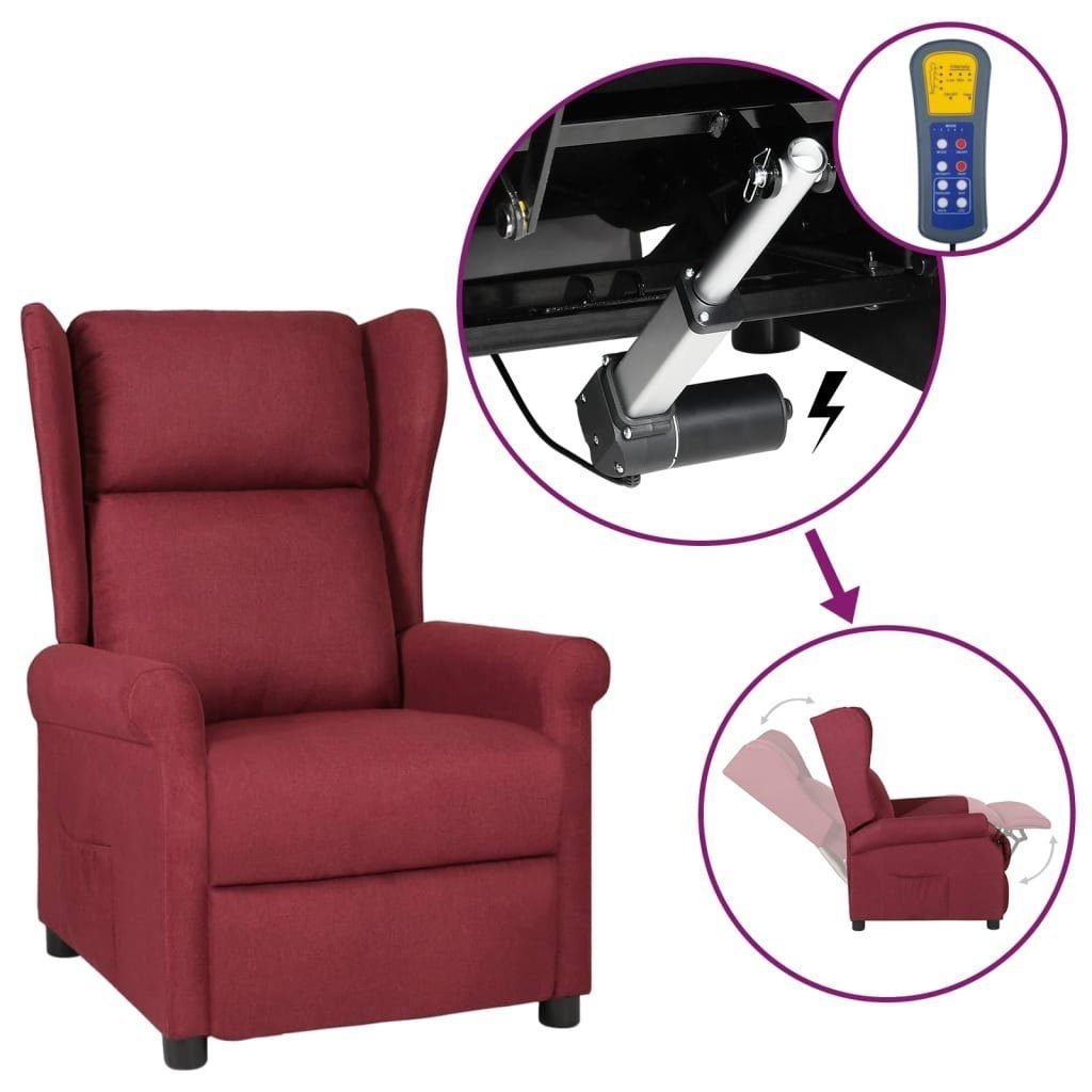 furnicato Relaxsessel Ohrensessel mit Liegefunktion Elektrisch günstig online kaufen