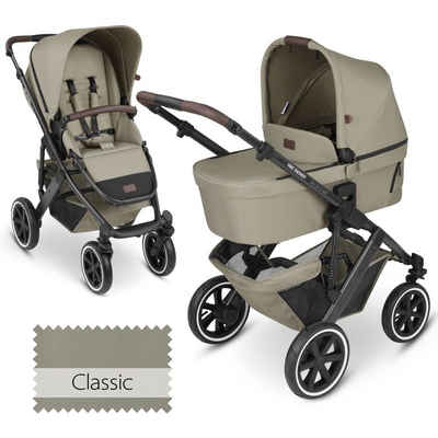ABC Design Kombi-Kinderwagen Salsa 4 Air - Classic Edition - Reed, 2in1 Kinderwagen Buggy Set mit Lufträdern, Babywanne, Sportsitz