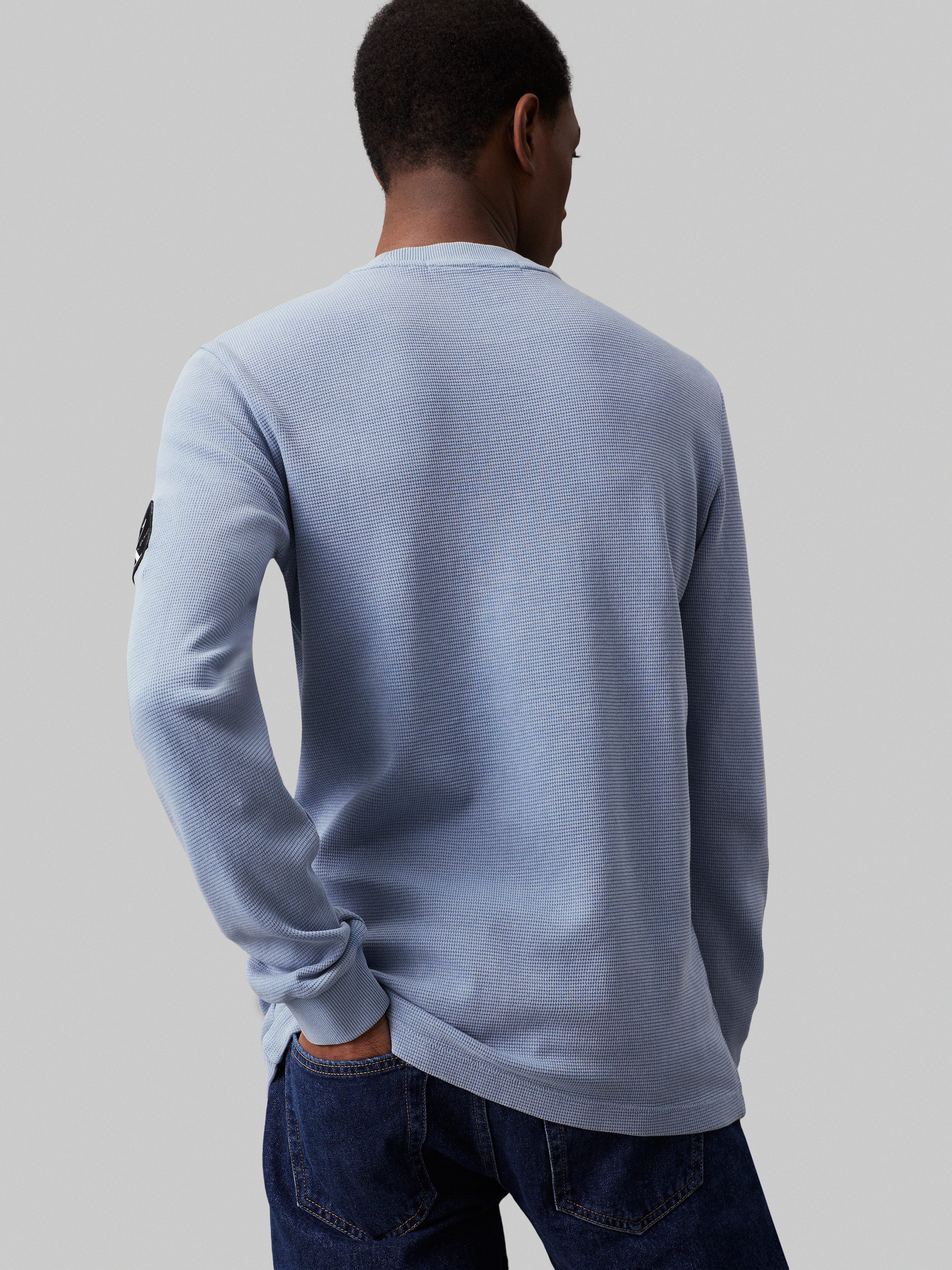 Calvin Klein Jeans Langarmshirt WASHED BADGE günstig online kaufen