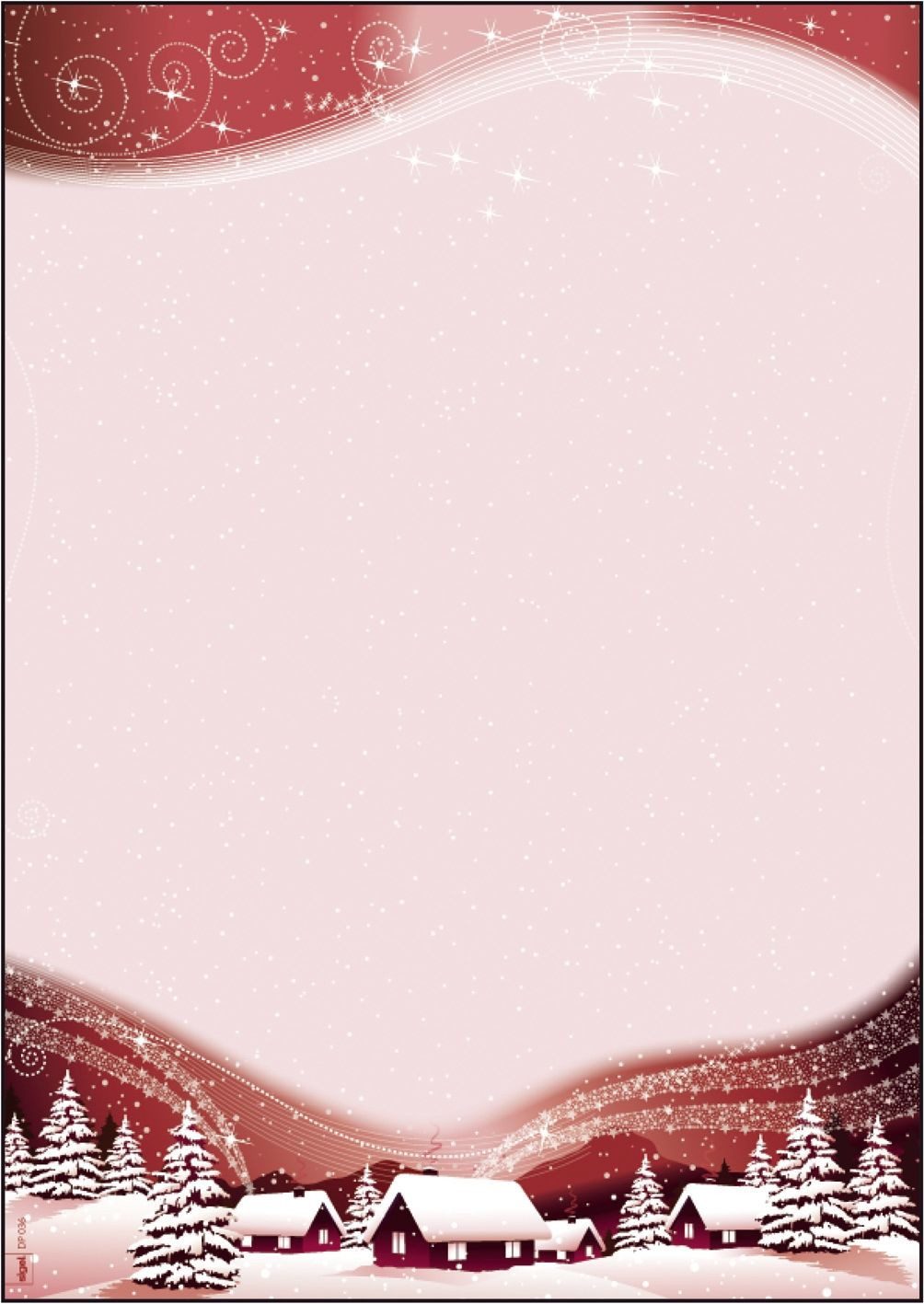 Sigel Drucker- und Kopierpapier Weihnachts-Motiv-Papier "Silent Night" - A4, 90 g/qm, 100 Blatt(S)