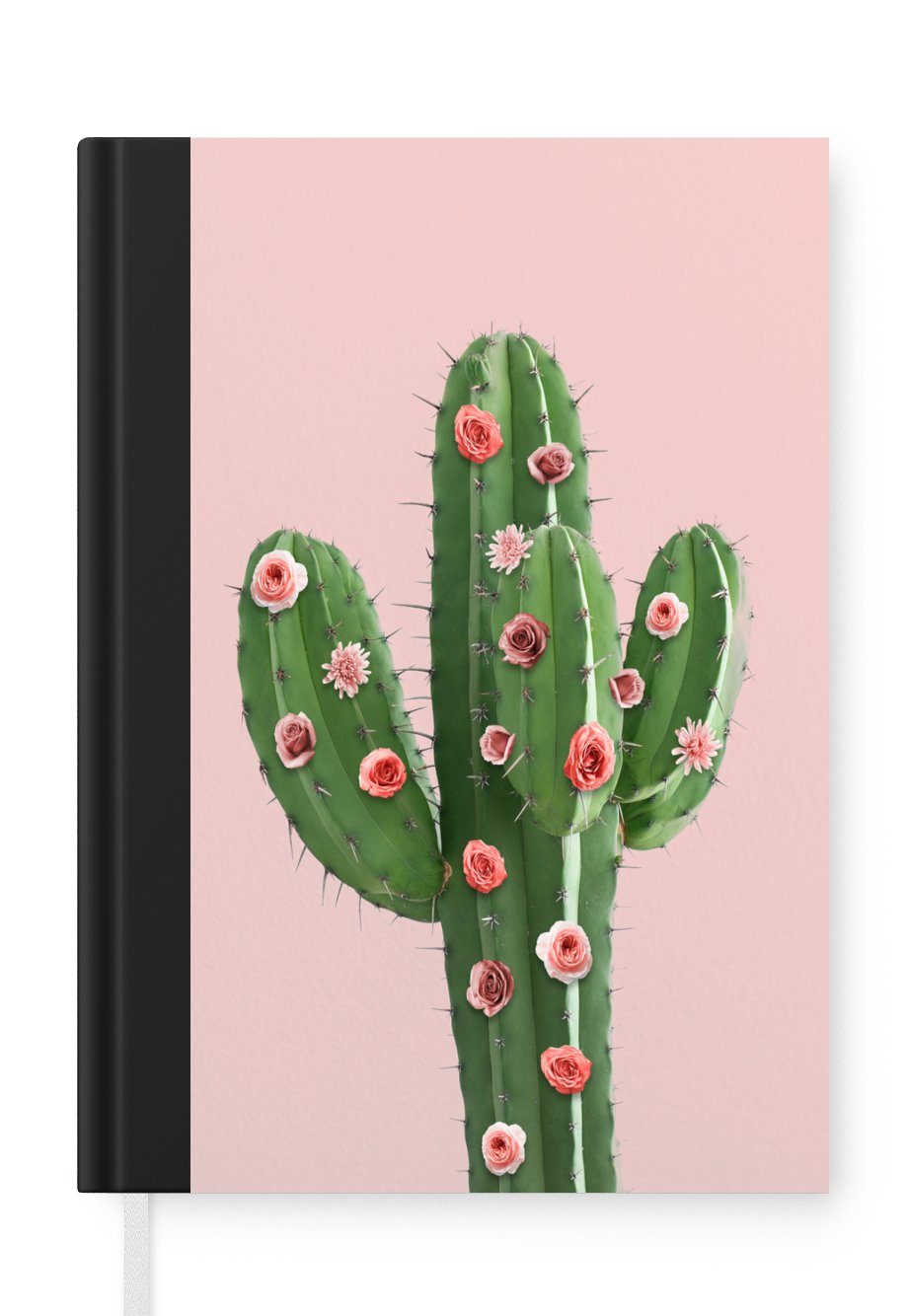MuchoWow Notizbuch Kaktus - Stilleben - Blumen, Journal, Merkzettel, Tagebuch, Notizheft, A5, 98 Seiten, Haushaltsbuch