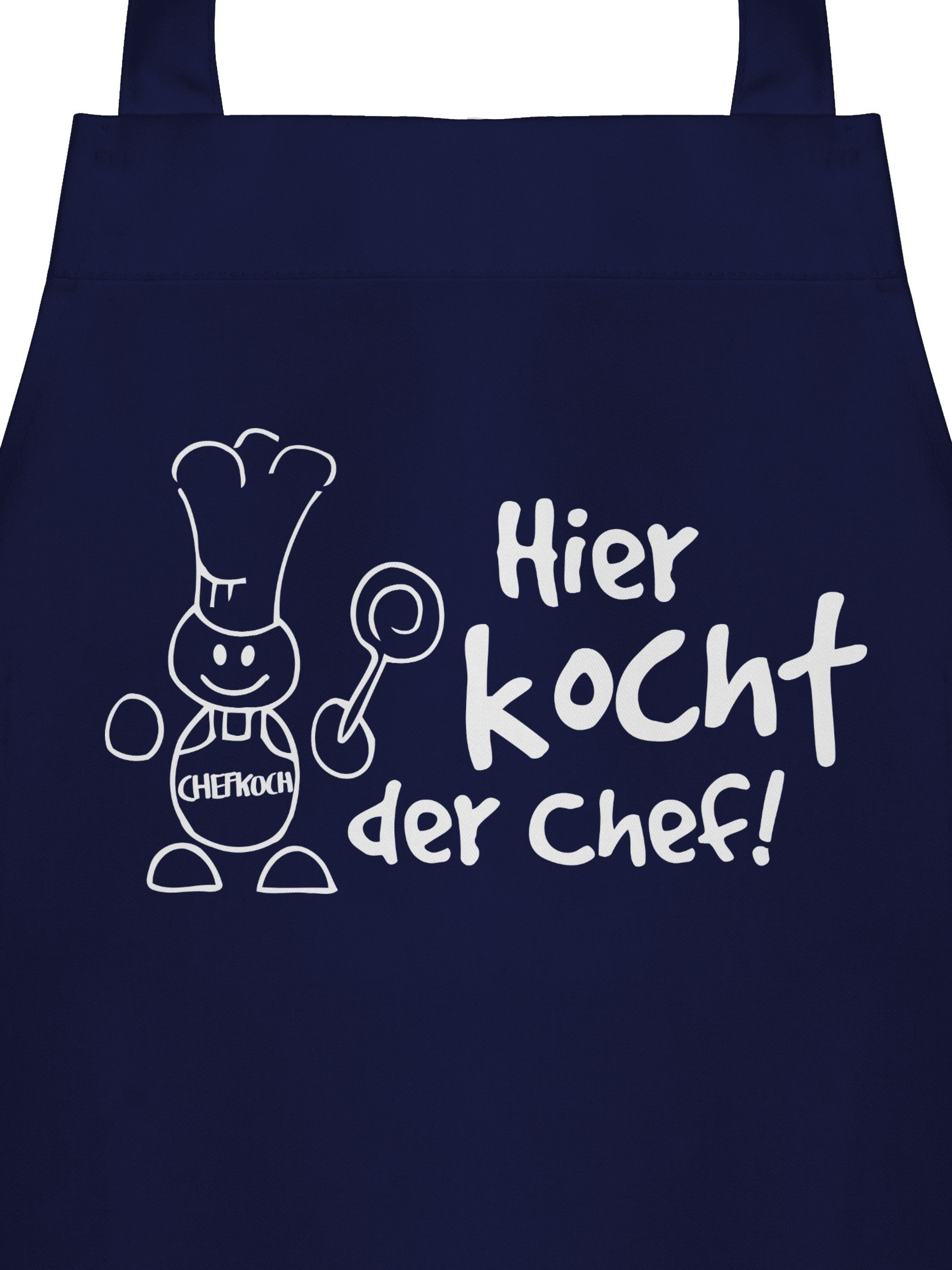 Shirtracer Kochschürze »Hier kocht der Chef - Lustige Kinder-Schürze -  Kinder Kochschürze«, (1-tlg), backschürzen chef - kinder küchenschürze  chefkoch - schürze koch online kaufen | OTTO