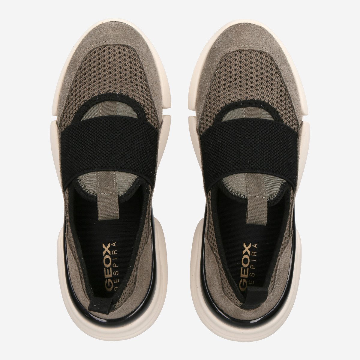 Geox GEOX ADACTER, Sneaker, Oliv / Grün, Damen Sneaker