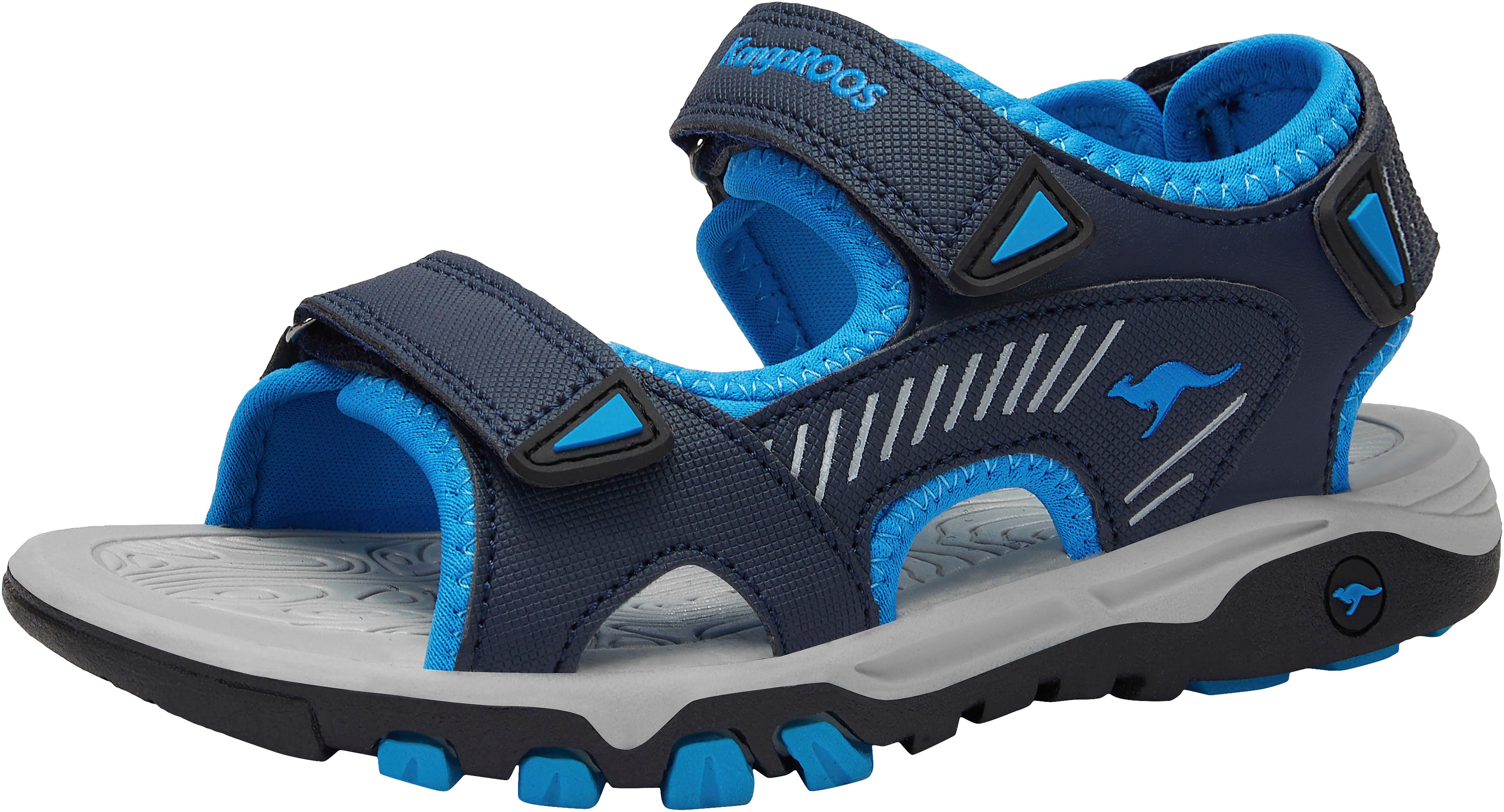 mit Sandale KangaROOS Klettverschluss K-Celtic blau Barbo