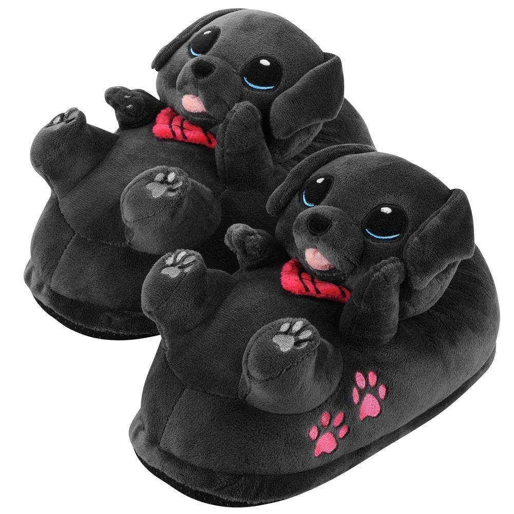 Corimori Tier Pantoffeln für Kinder Einheitsgröße 25-33,5 Plüsch Hausschuhe (Packung, Geschenk) EU Einheitsgröße 25-33,5 Labrador Buddy für Kinder, Jungen, Mädchen