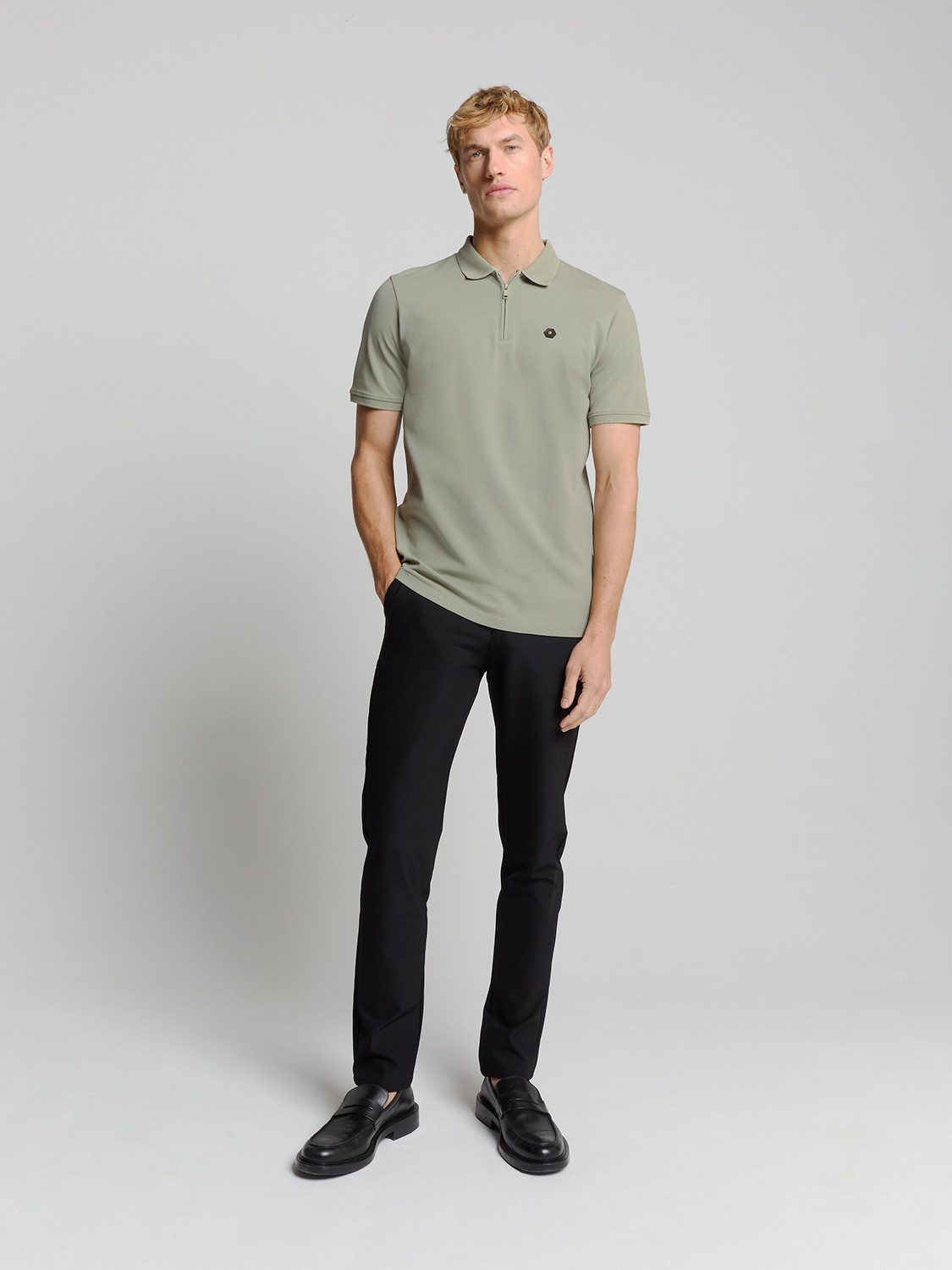 NO EXCESS T-Shirt No Excess Piqué Poloshirt