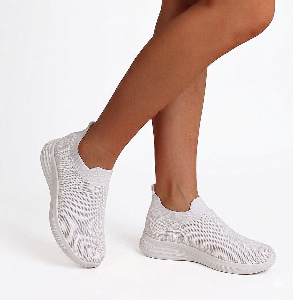 Pogolino PG160 Slip-On Sneaker Damen Slip-On Sneakers dehnbar herausnehmbare Sohle atmungsaktiv