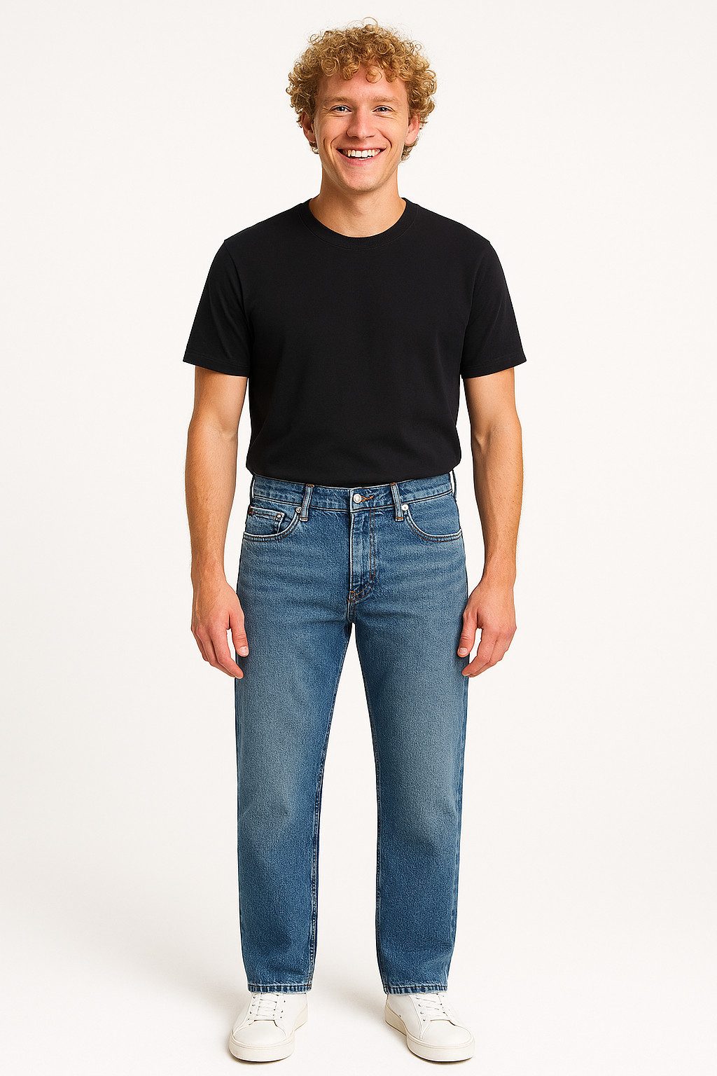 ONLY & SONS Regular-fit-Jeans ONSEDGE STRAIGHT BOX TAI DNM MU OTL günstig online kaufen