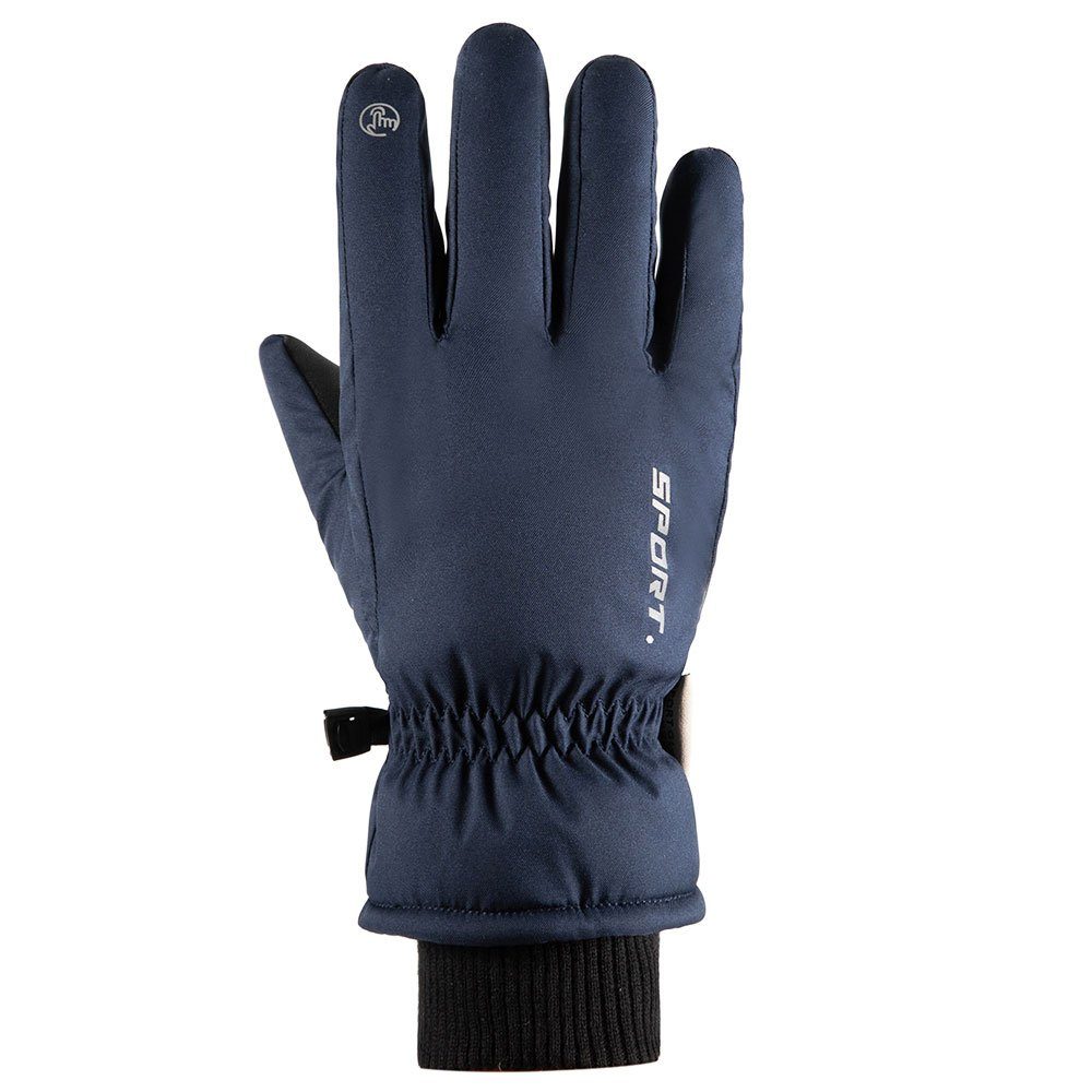 Wasserdicht Handschuhe Winterhandschuhe Sunicol Winter Skihandschuhe Ski Fahrrad Fleece (Pack) Blau Themro