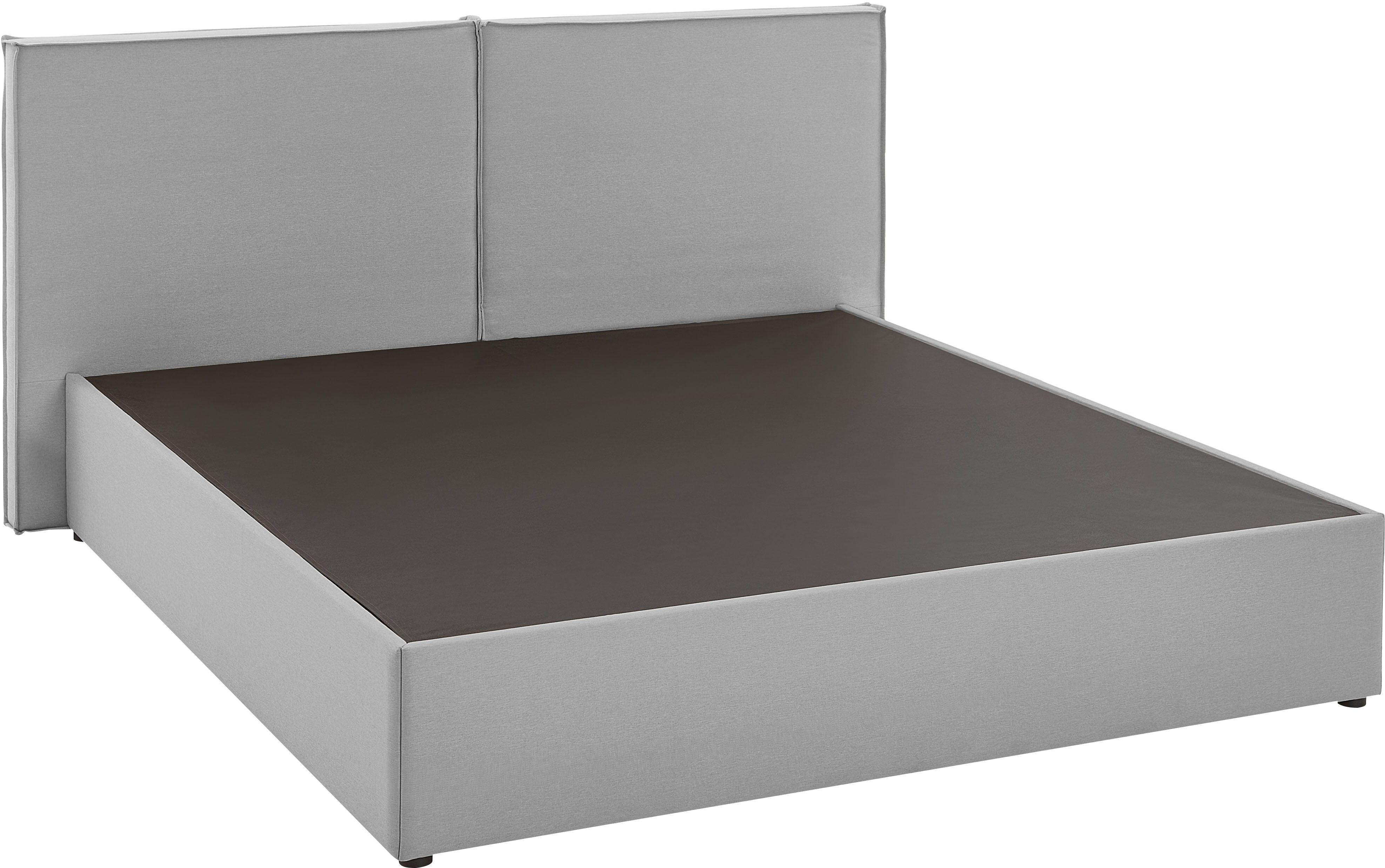 ATLANTIC home collection Boxbett NIKITA, bodentiefes Bett, wahlweise mit Matratze und Topper