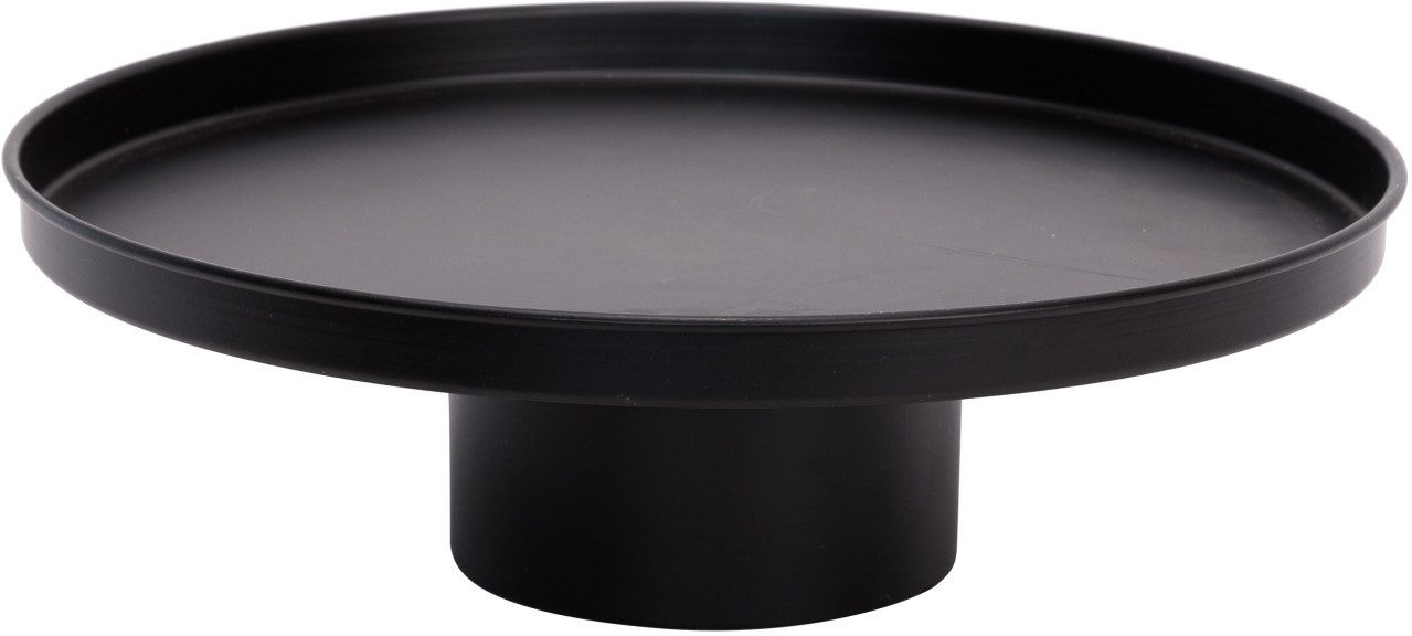 Trend Line Dekotablett TrendLine Deko Eisen Tablett Ø 31 cm schwarz