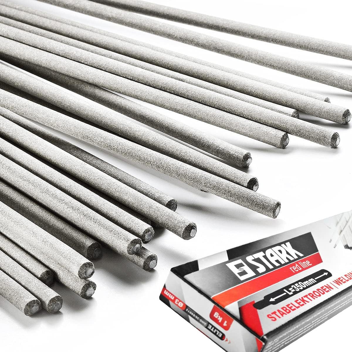 Stark Stabelektroden Rutile Allround-Schweißelektrode, universal zum Schweißen, (Set), 3 x 350 mm, Zertifiziert nach EN ISO 2560-A: E 43 3 R 11