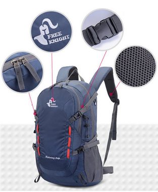 Coonoor Wanderrucksack 36-55L Trekkingrucksack,Wander-Rucksack, wasserdichter Rucksack,für Wandern, Trekkingstöcke, Klettern