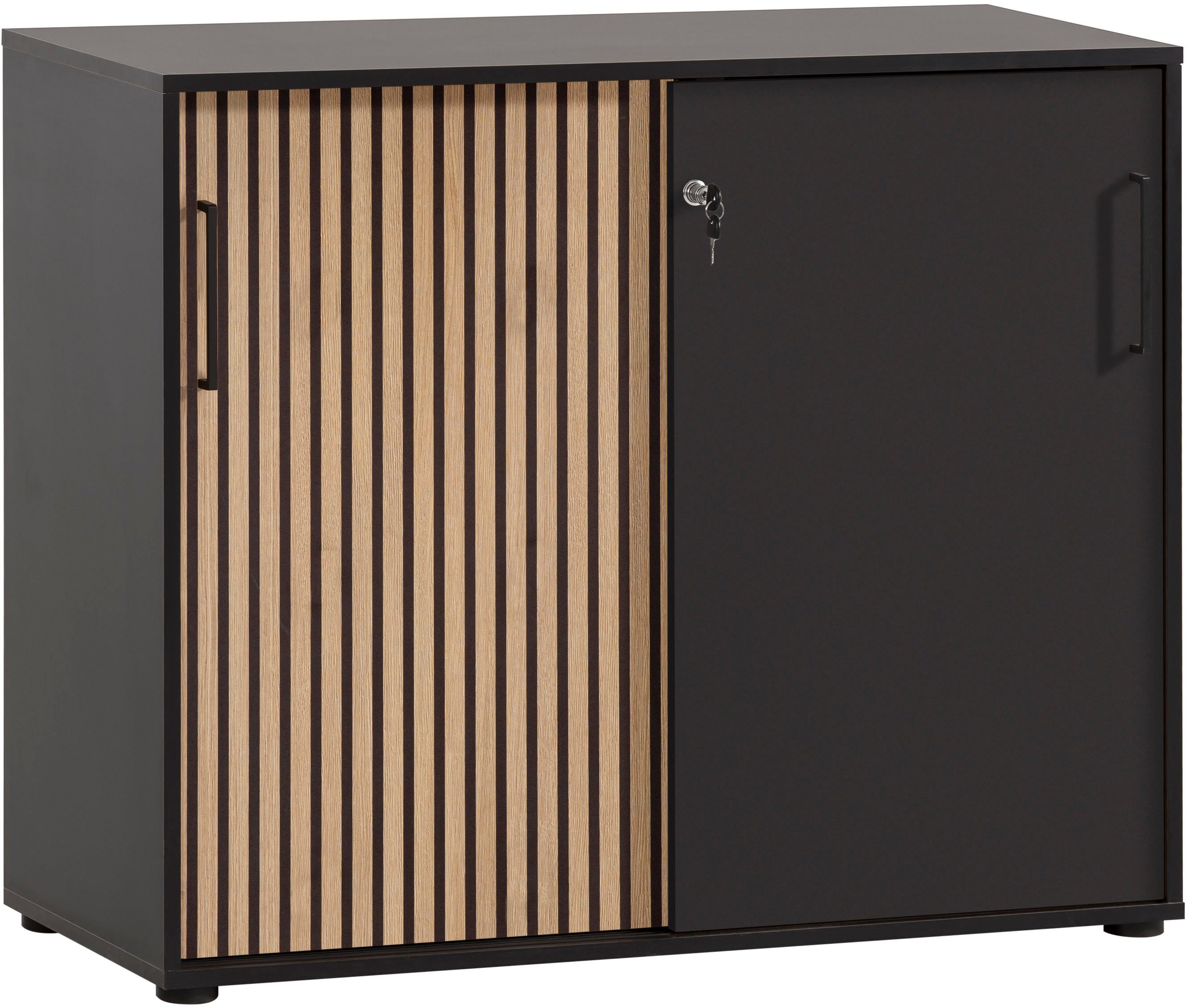 Schildmeyer Schiebetürenschrank Hank, Schiebetürenschrank, Made in Germany, B: 100 cm Solide Verarbeitung - Dieses Produkt ist in Deutschland gefertigt