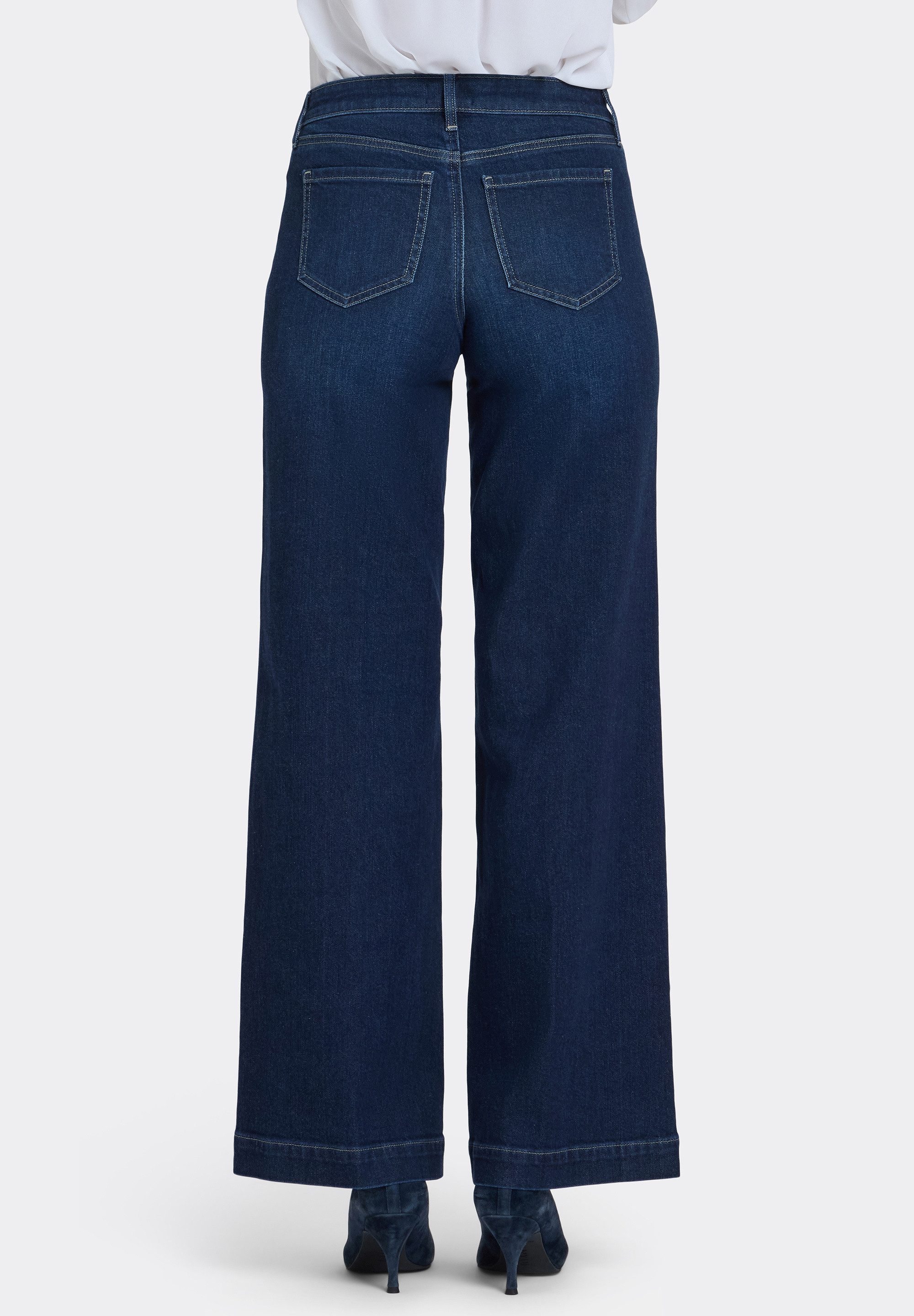 NYDJ Stretch-Jeans Teresa Wide Leg Schlankmachende Passform