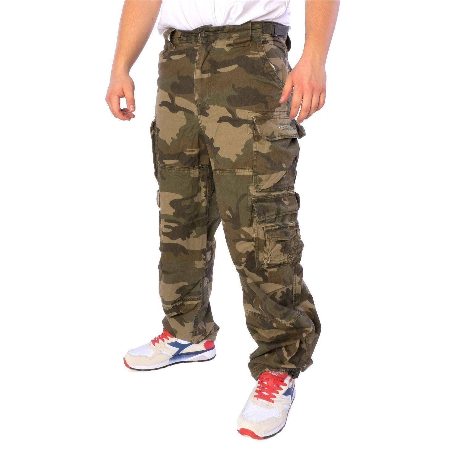 Jet Lag Cargohose Hose Jet Lag 007 twill dark camouflage