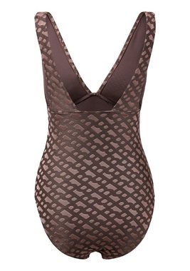 BOSS Badeanzug BEATRIX SWIMSUIT mit Markenlabel