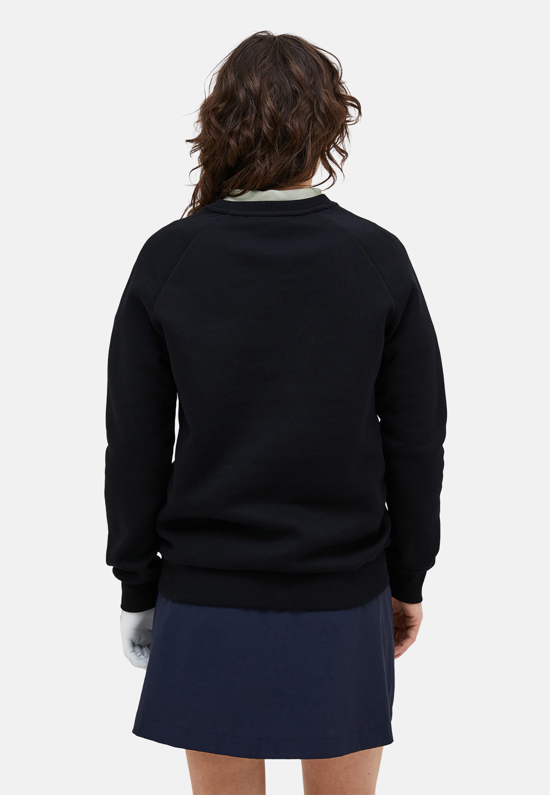 Peak Performance Sweatshirt W Original Crew mit Label-Applikationen