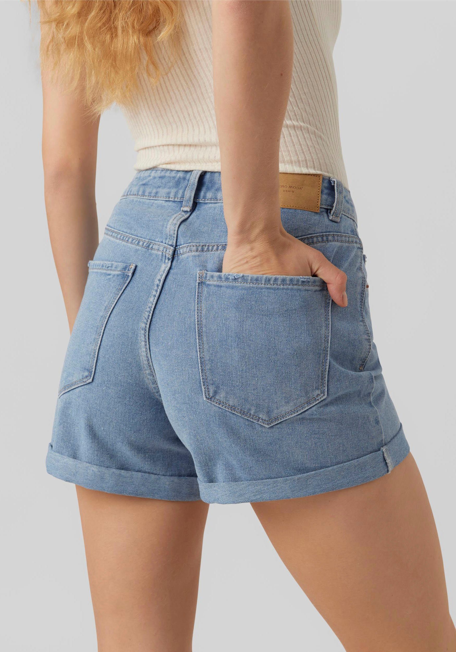 Vero Moda Jeansshorts VMZURI HR LOOSE SHORTS MIX NOOS