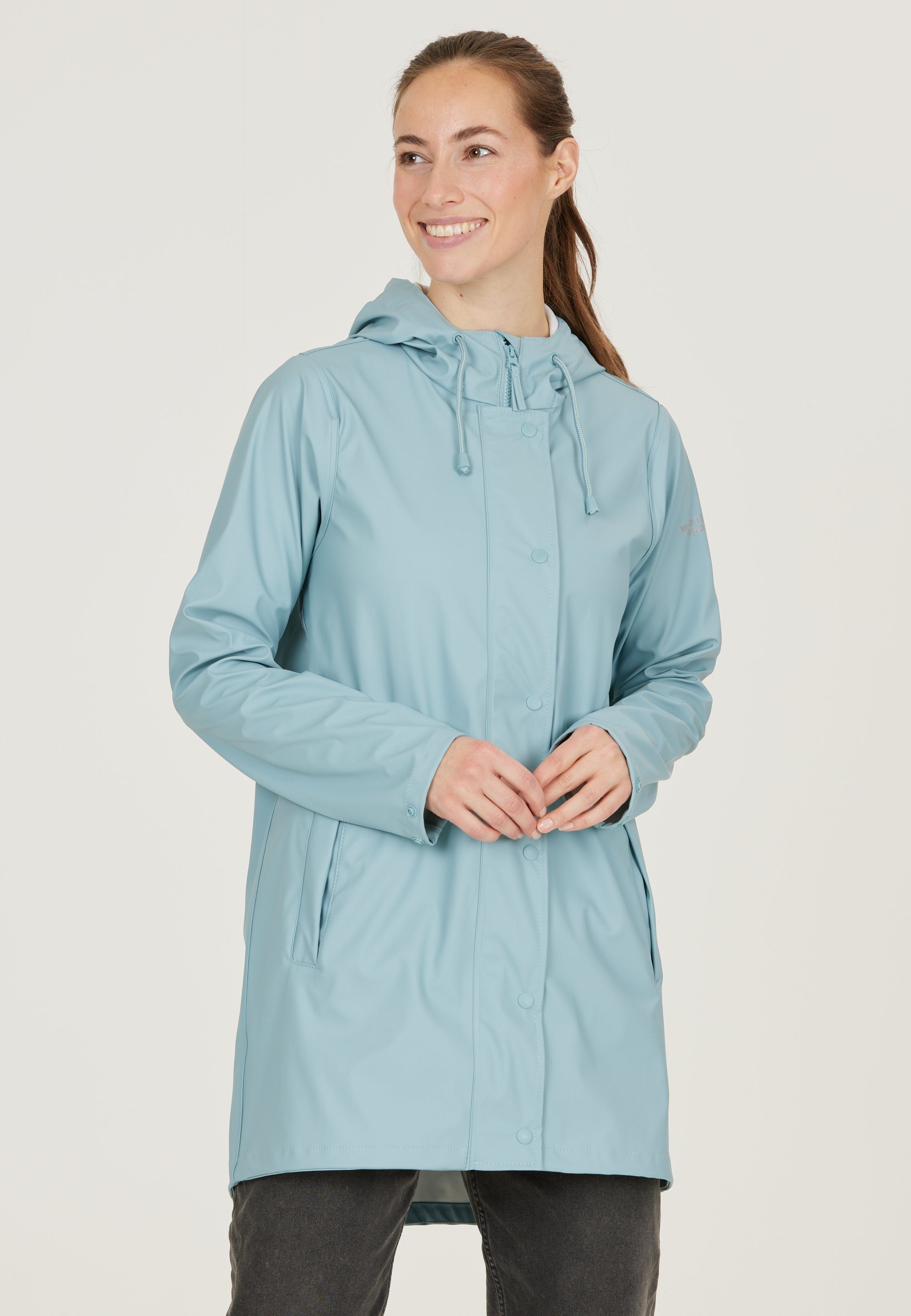 WEATHER REPORT Regenjacke PETRA mit umweltfreundlicher Beschichtung frostblau | 