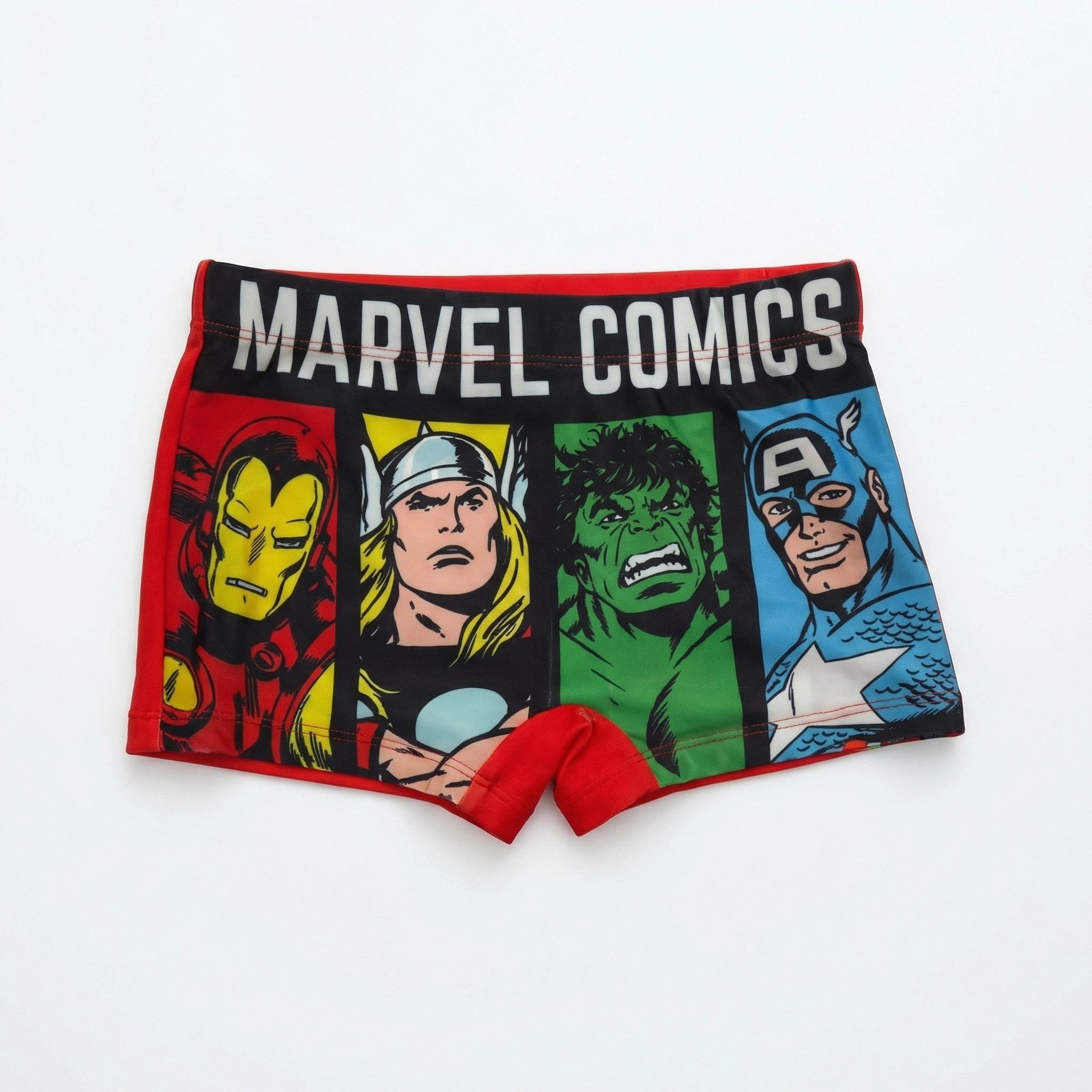 Badehose Marvel Avengers Captain America Hulk Iron Man Kinder Badehose