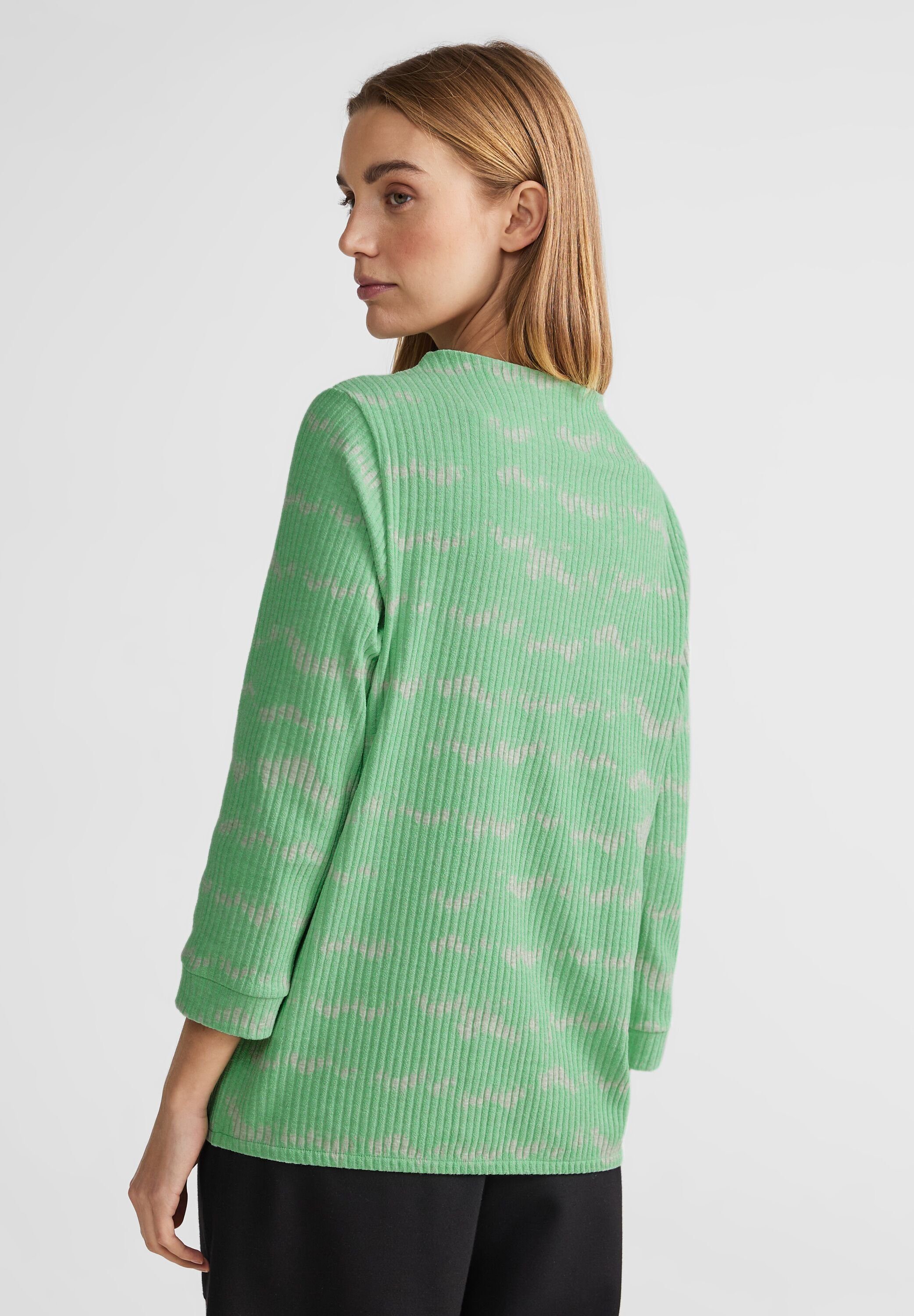 STREET ONE 3/4-Arm-Shirt mit Stehkragen