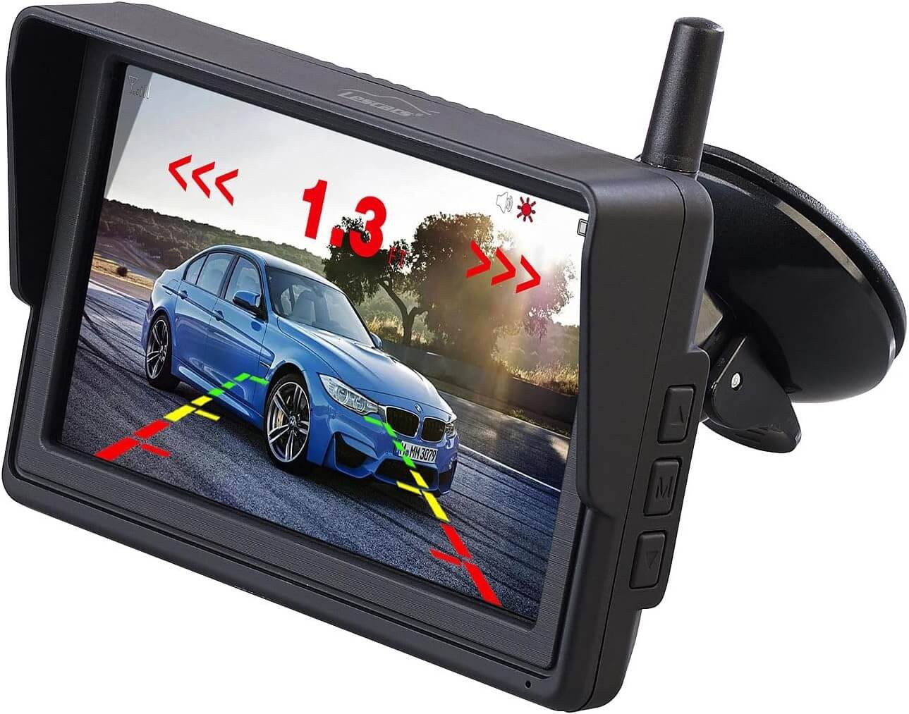 Lescars Solar-Funk-HD-Rückfahrkamera PA-720.slr Rückfahrkamera (HD)