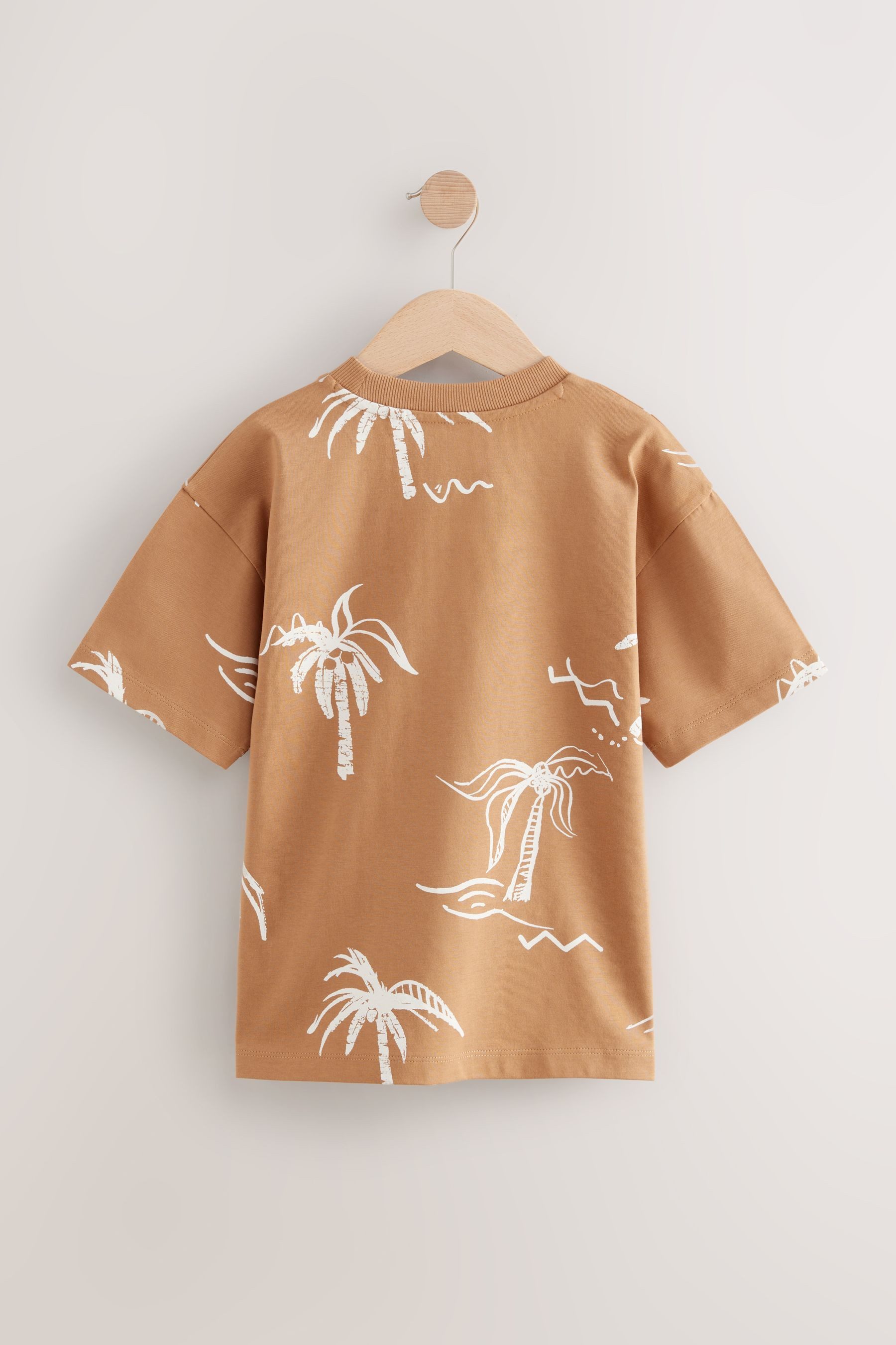 Next Print-Shirt 3er-Pack Relaxed Fit Kurzarm-T-Shirts günstig online kaufen