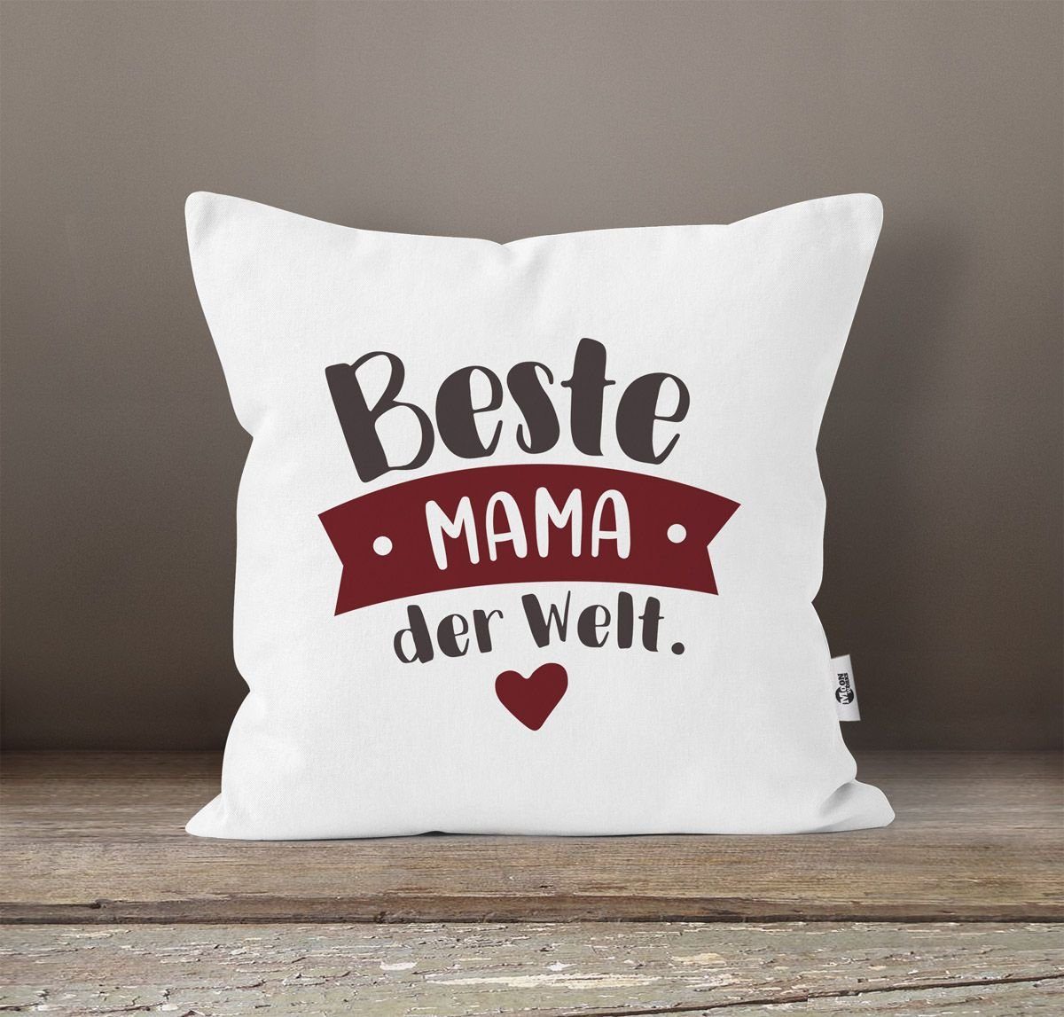 MoonWorks Dekokissen Kissenbezug Beste/r Mama/Papa der günstig online kaufen