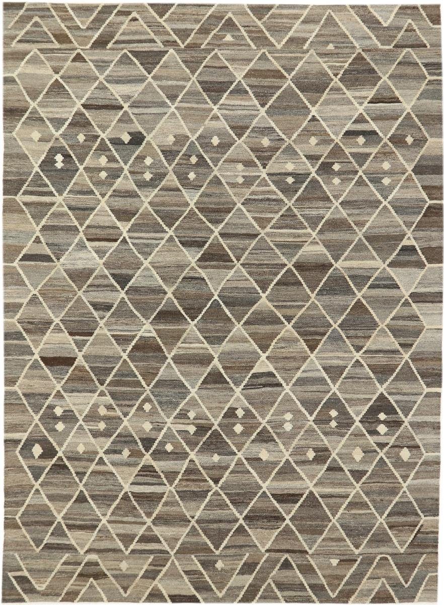 Orientteppich Kelim Berber Design 196x294 Handgewebter Moderner Orientteppich, Nain Trading, rechteckig, Höhe: 3 mm