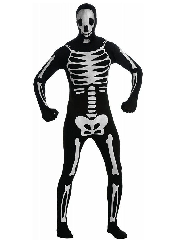Rubie´s Kostüm Skelett Ganzkörperkostüm - Halloween Jumpsuit, Für die einzi günstig online kaufen