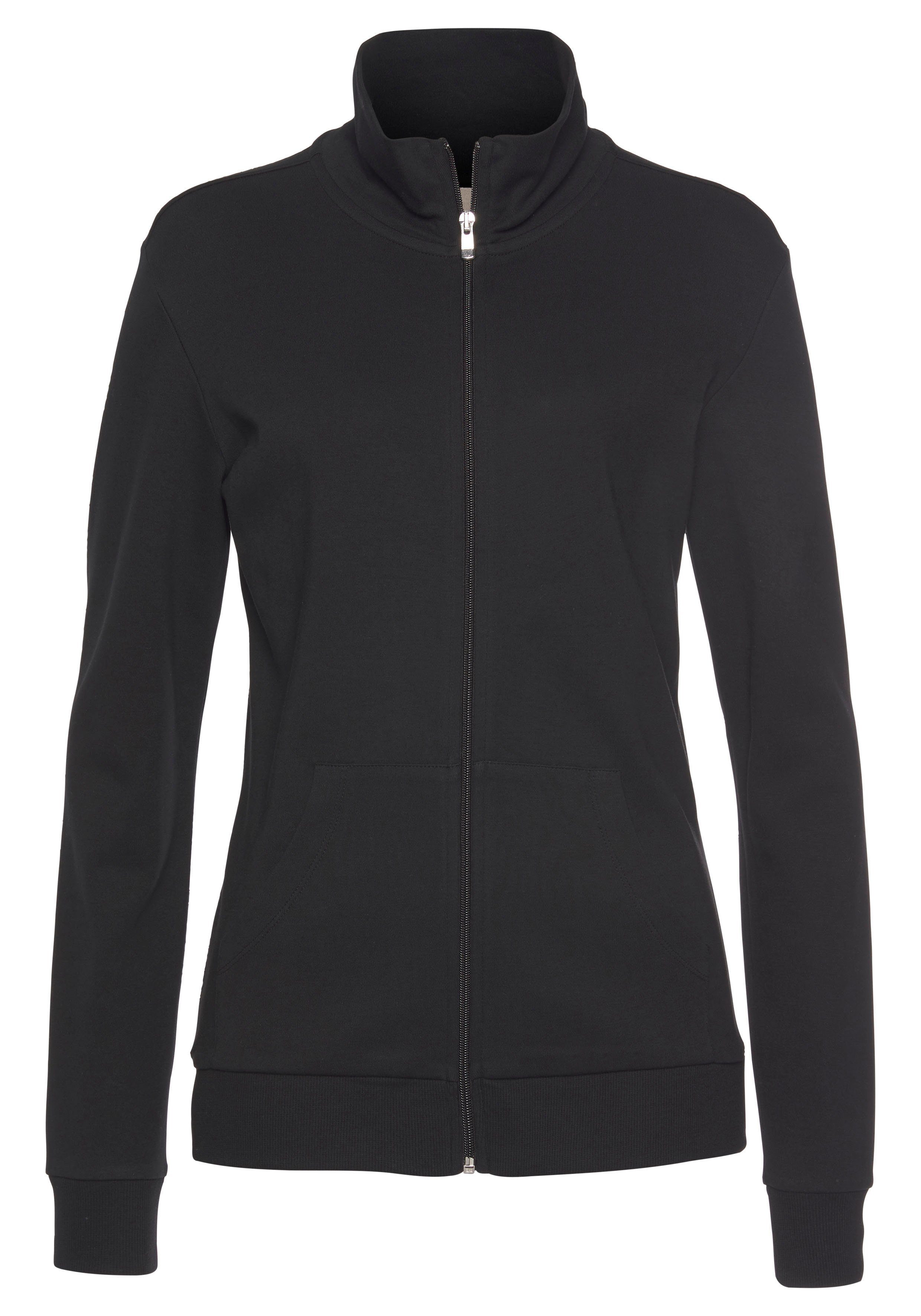 Bench. Loungewear Sweatjacke mit glänzender Logostickerei am Stehkragen, Loungewear – Bild 2 von 5
