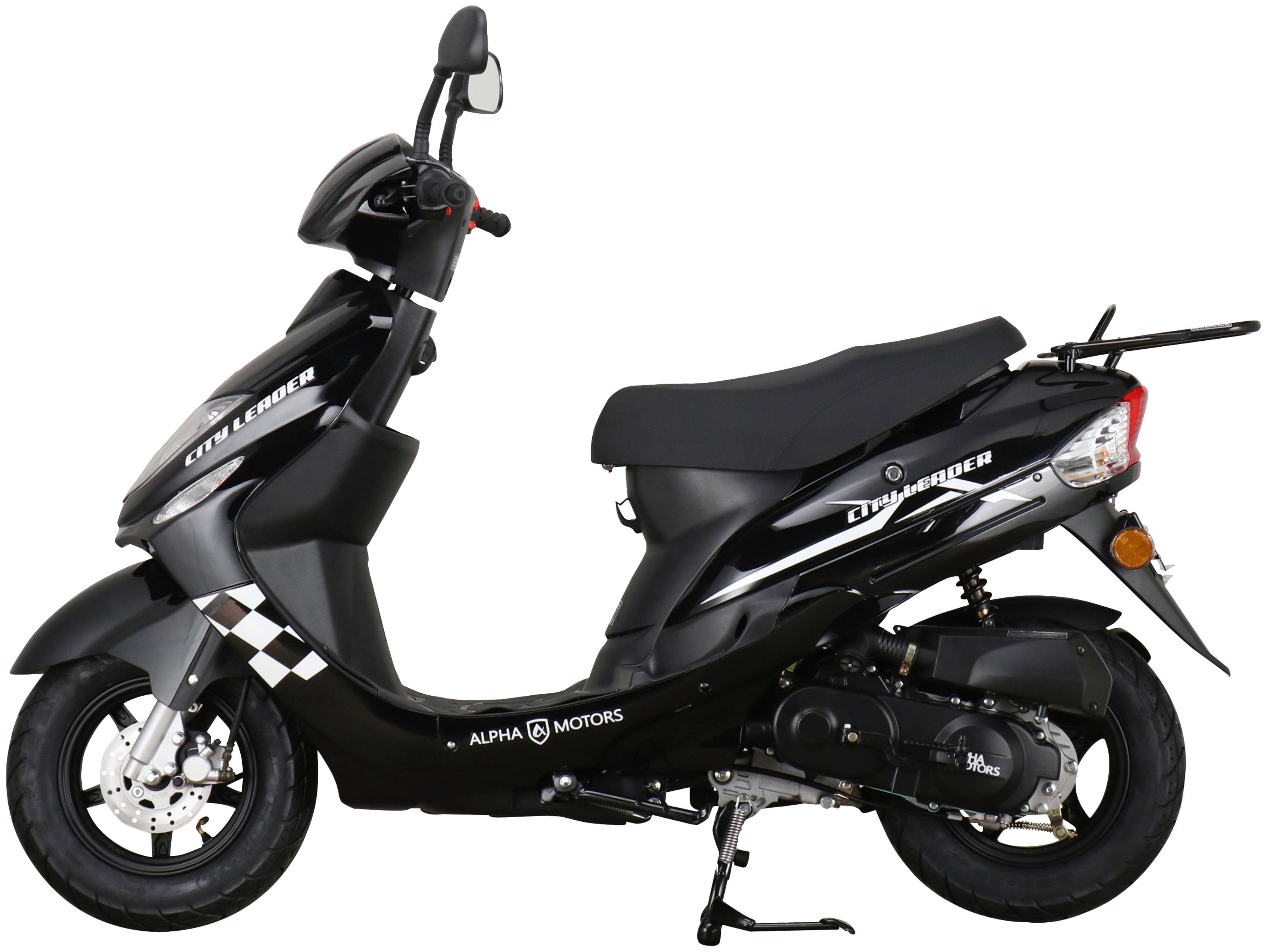 Alpha Motors 5 km/h, Euro 50 schwarz 25 CityLeader, ccm, Mofaroller