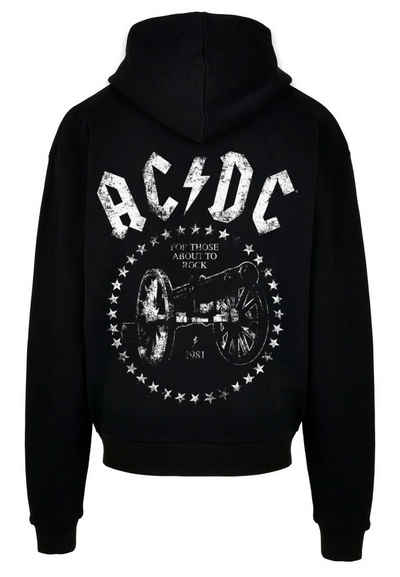 F4NT4STIC Kapuzenpullover PLUS SIZE ACDC We Salute You Cannon Print