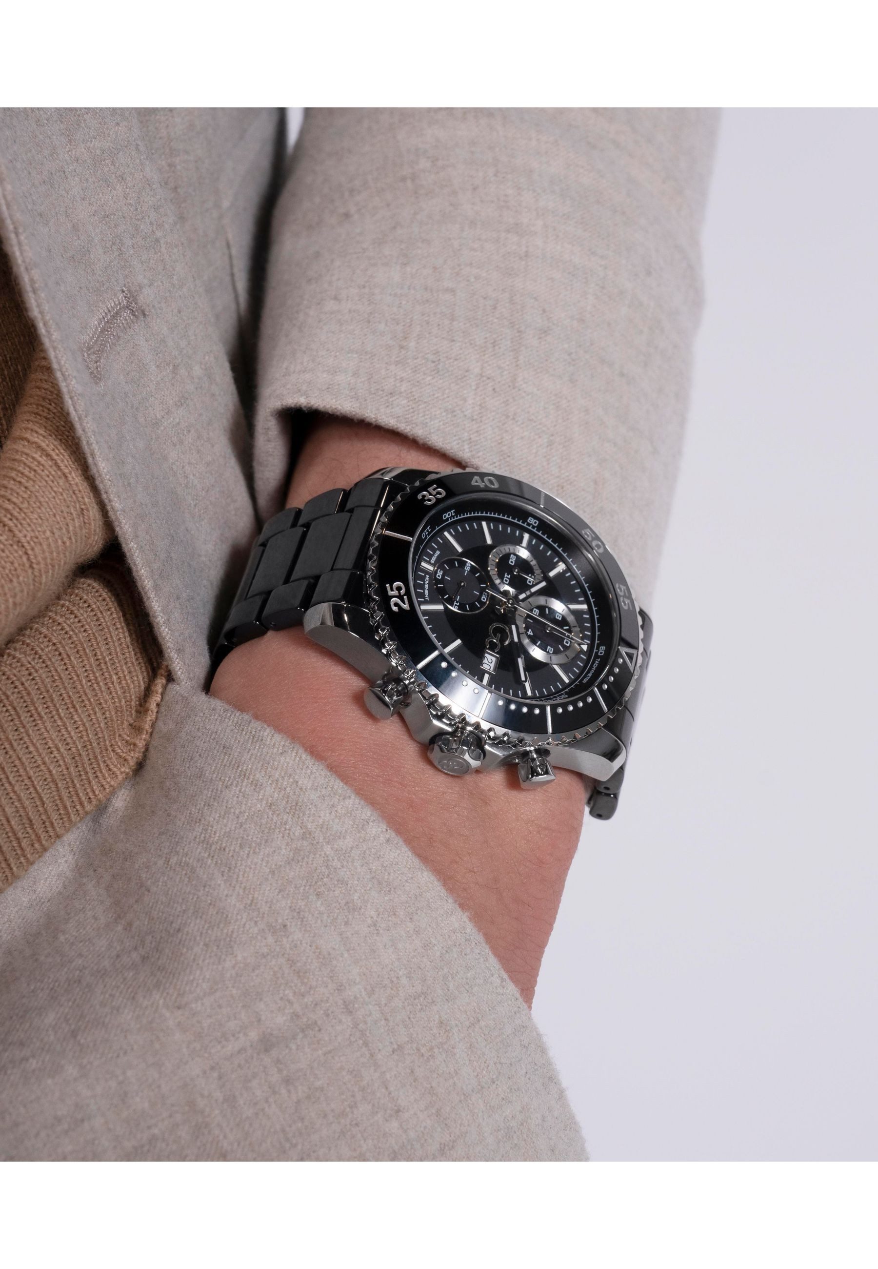 Guess Collection Quarzuhr Gc SpeedRacer, (1-tlg., Not a set – not applicable to this product), Chronographenuhr