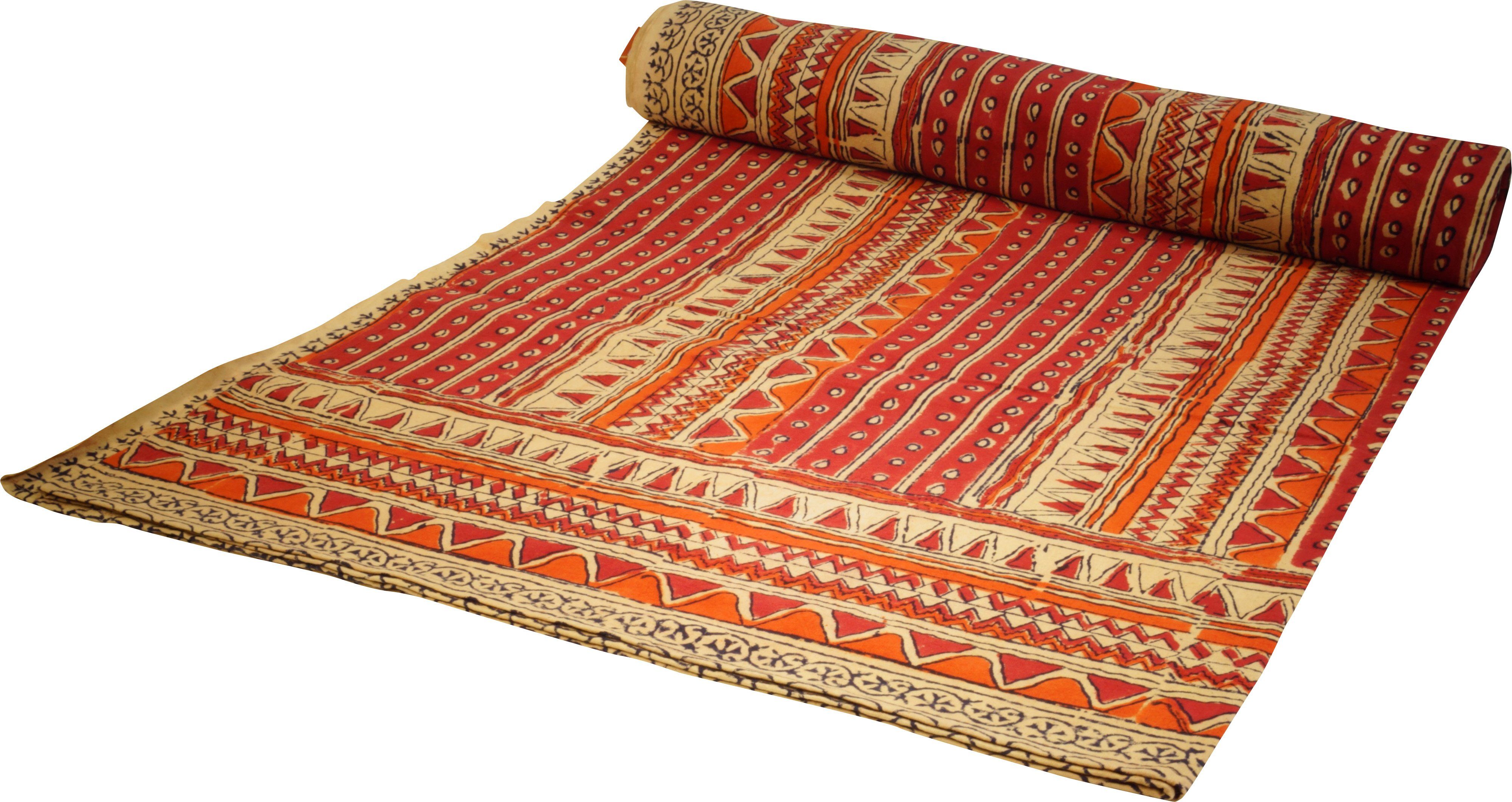 Guru-Shop Tagesdecke Blockdruck Tagesdecke, Bett & günstig online kaufen