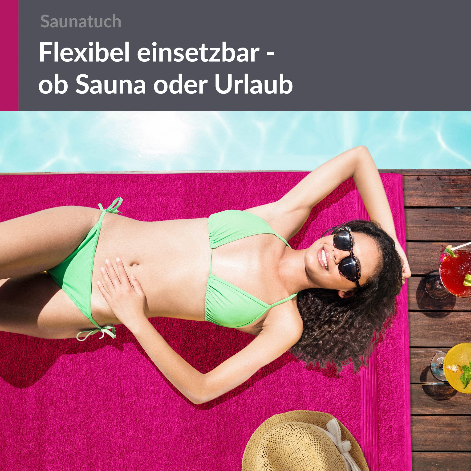 Lashuma Saunatuch XXL Handtuch, Frottee (1-St), günstig online kaufen